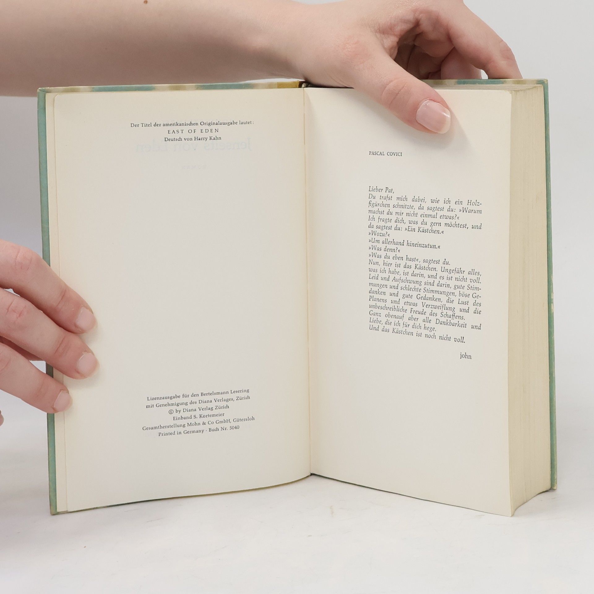 John Steinbeck Jenseits von Eden