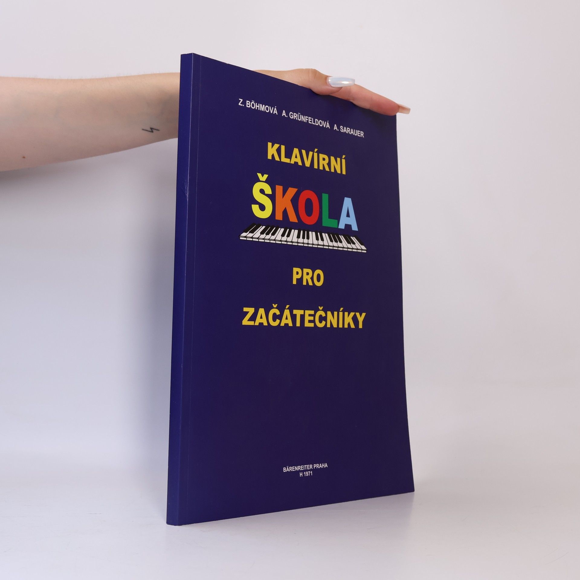 Zdeňka Bohmová Klavírní škola pro začátečníky