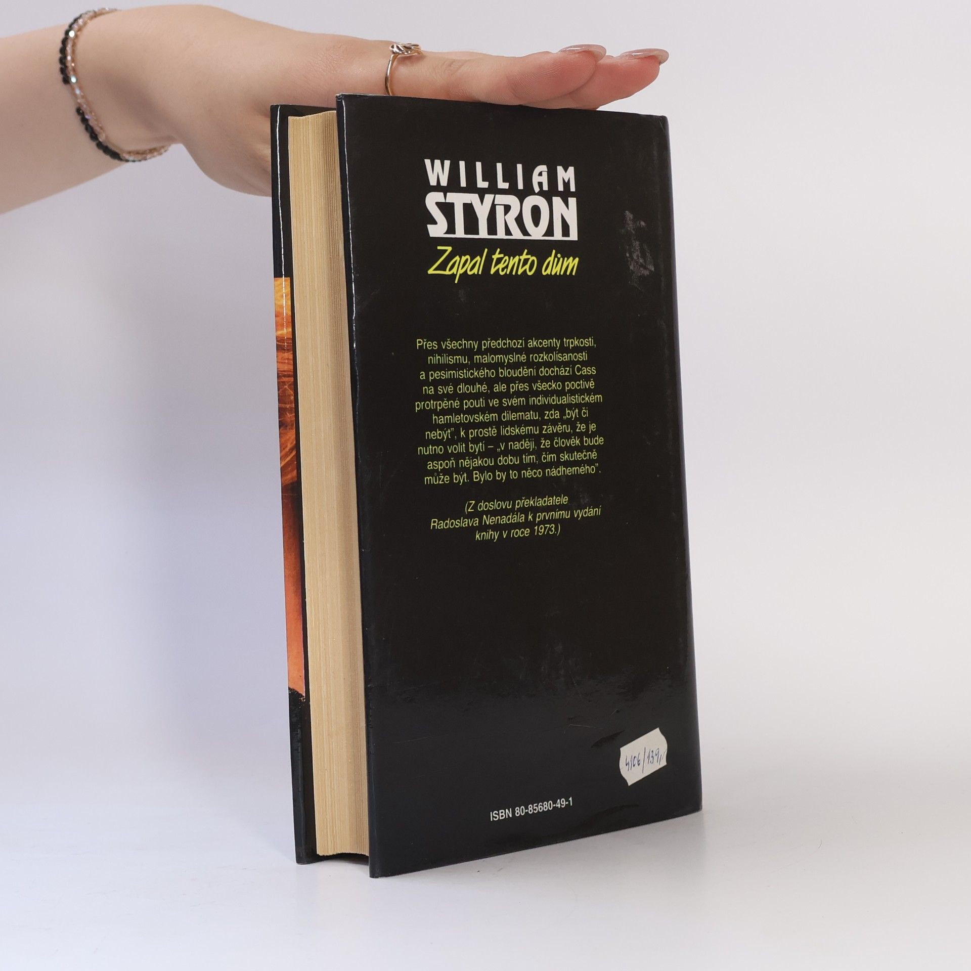 William Styron Zapal tento dům