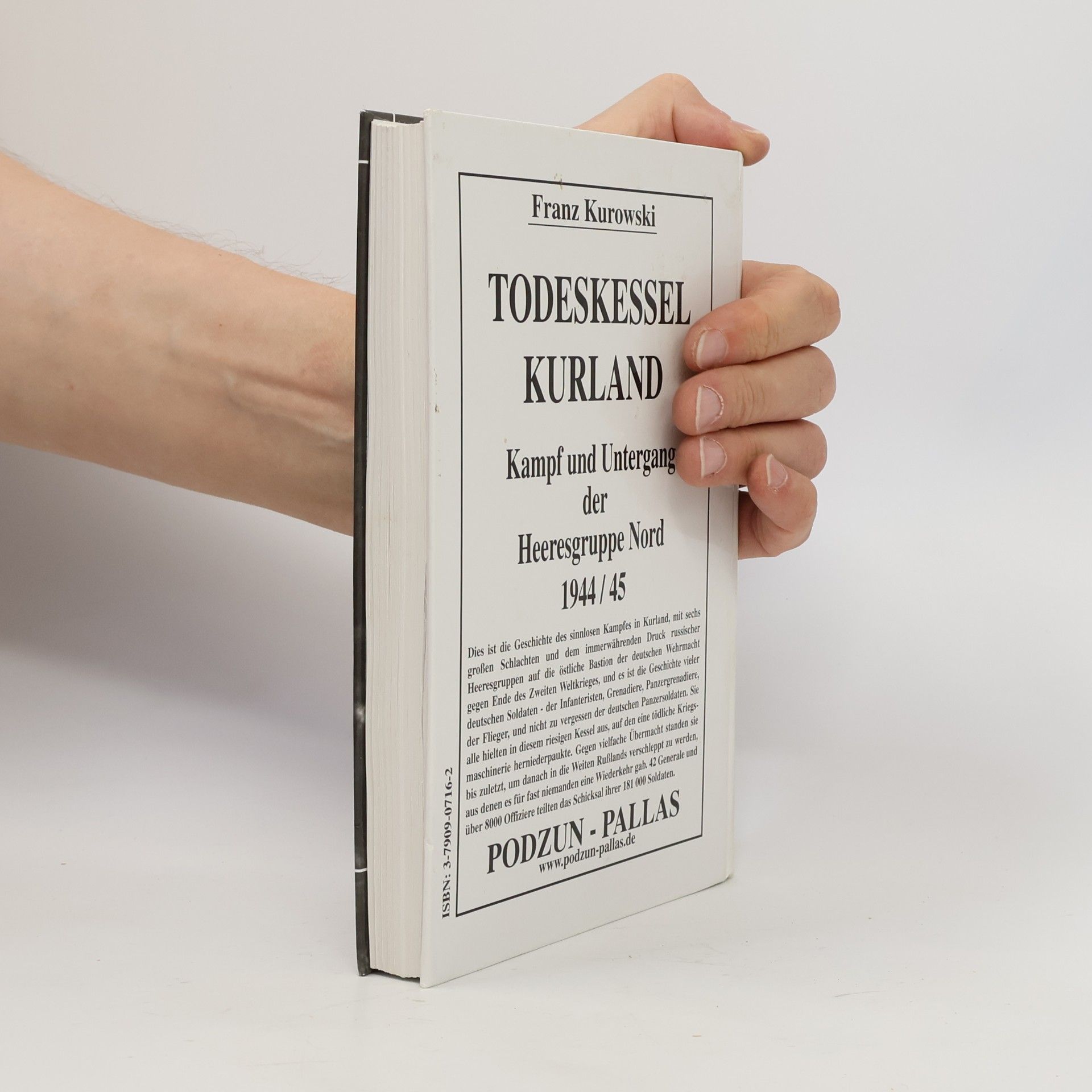 Franz Kurowski Todeskessel Kurland