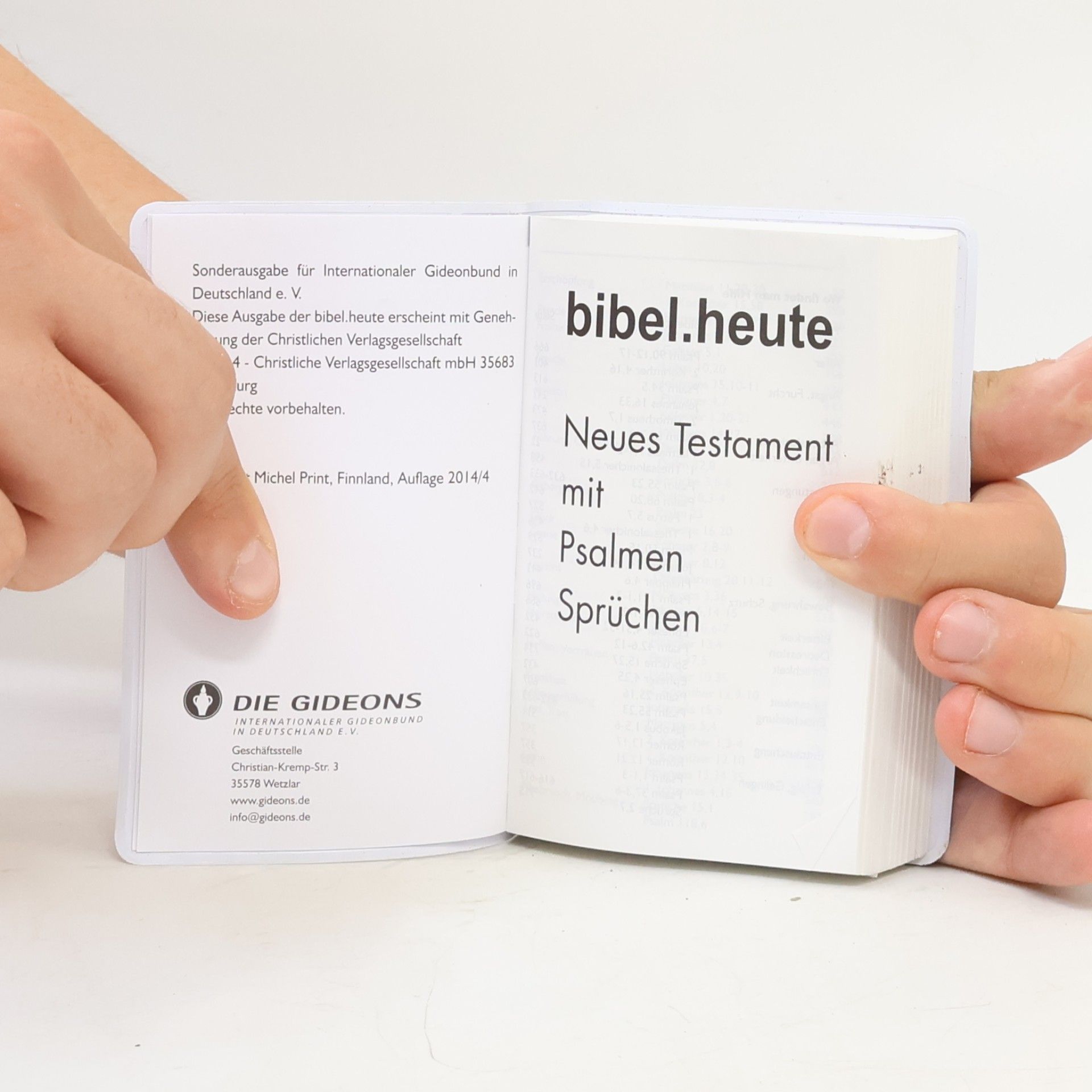 Autorenkollektiv Bibel.Heute. Neues Testament mit Psalmen Sprüchen