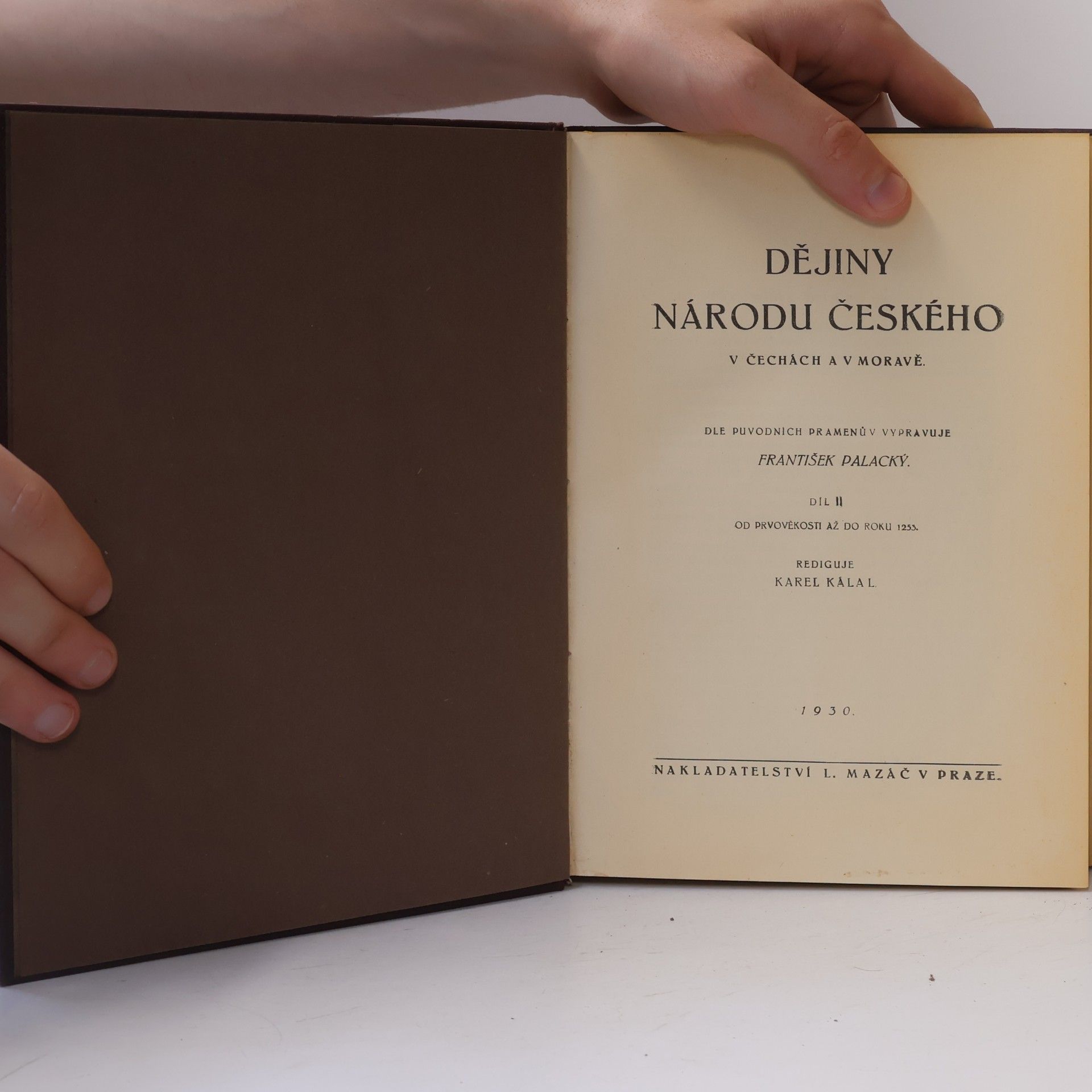 František Palacký Dějiny národu českého II