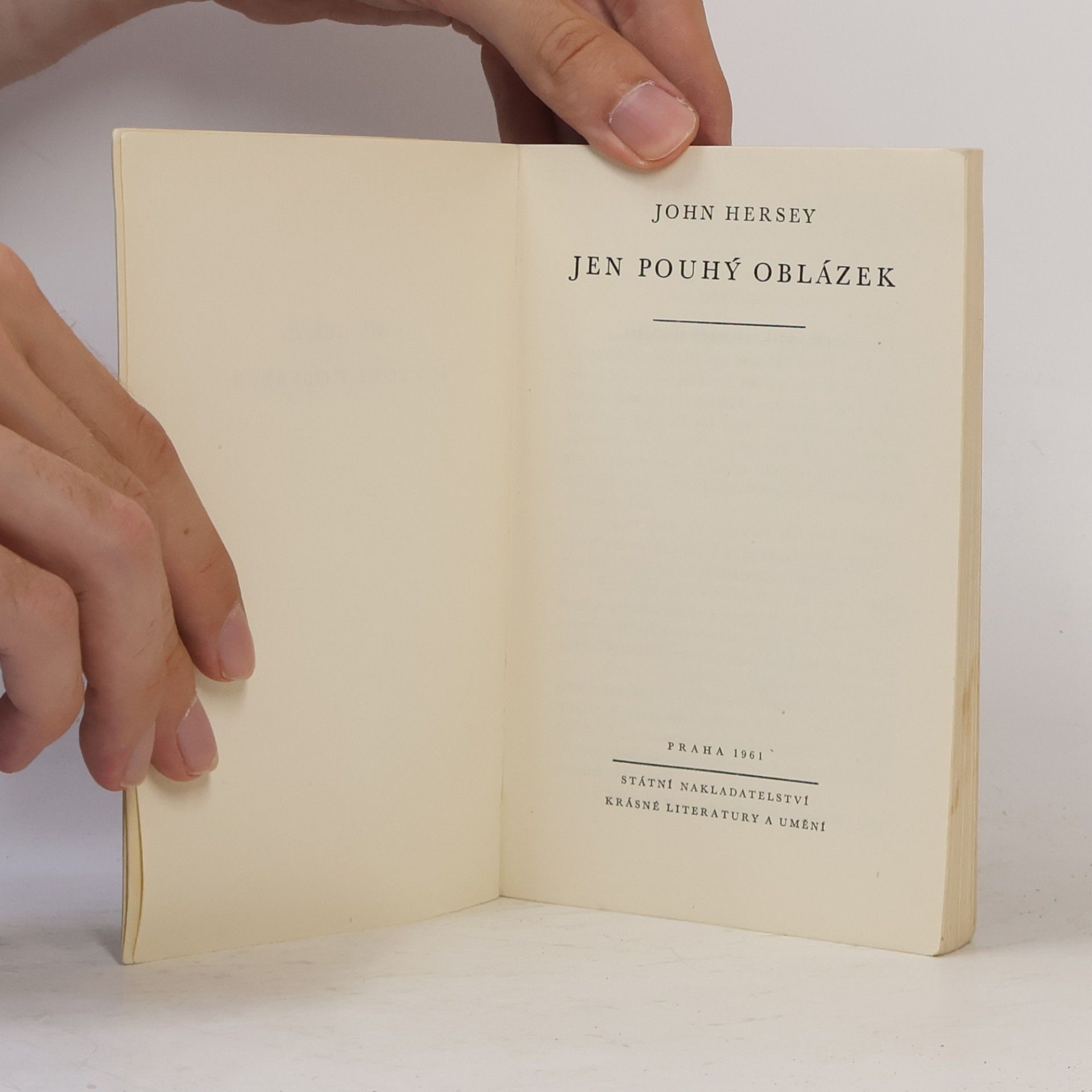 John Hersey Jen pouhý oblázek