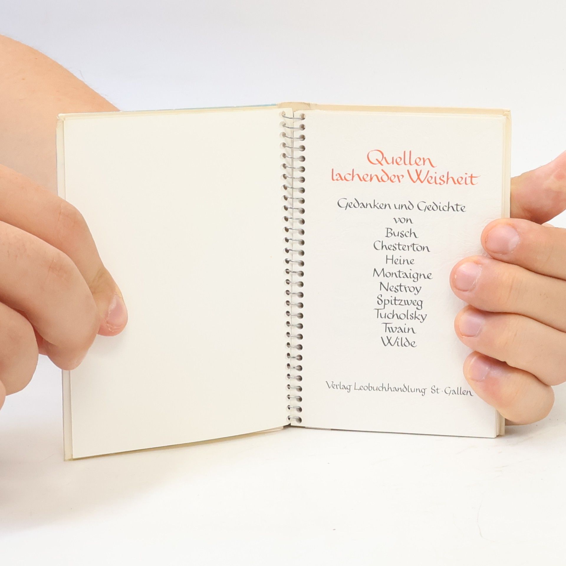Various authors Quellen lachender Weisheit