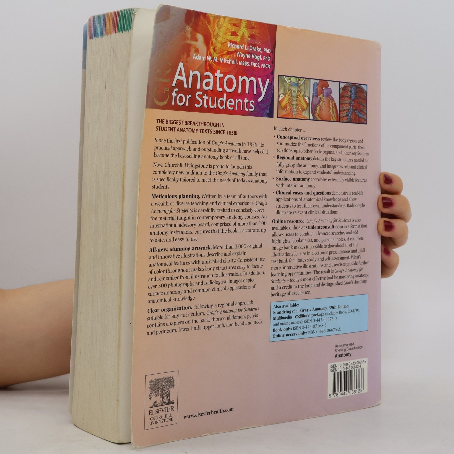 Adam W. M. Mitchell Gray's anatomy for students