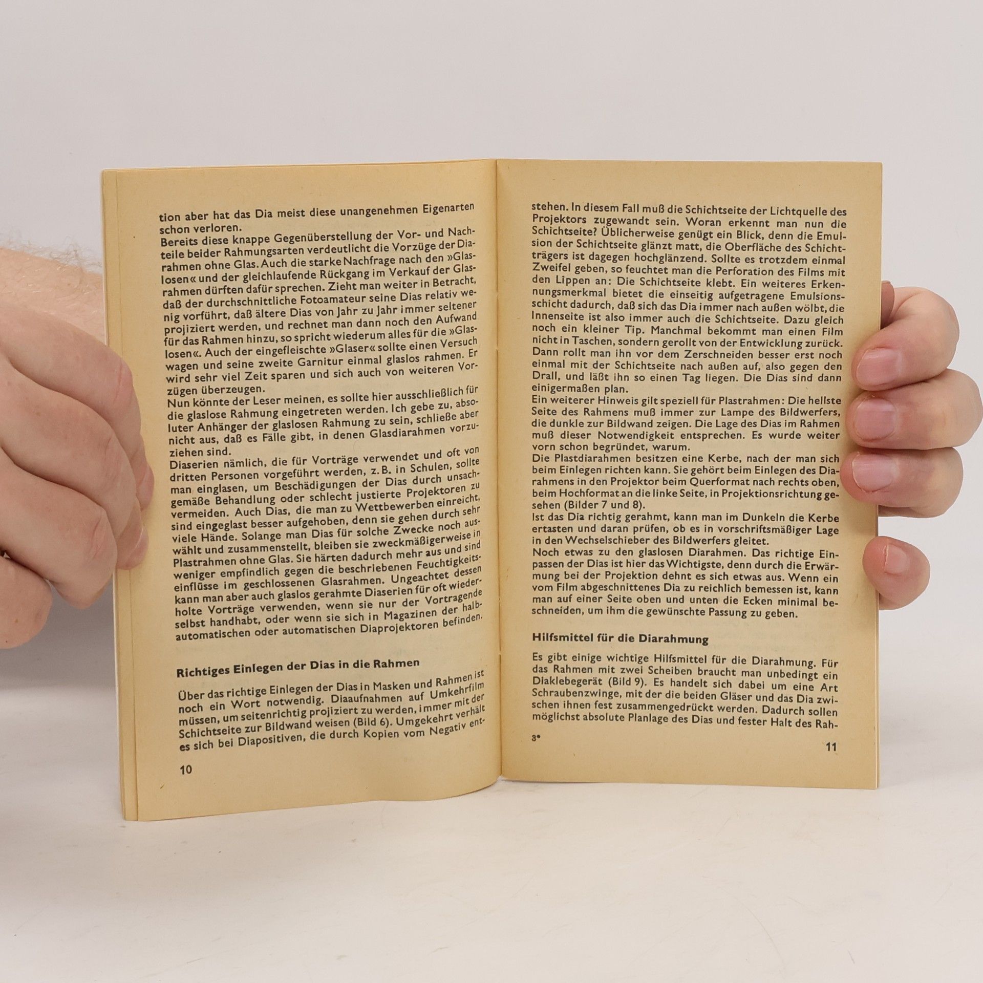 Autorenkollektiv Dias rahmen - Dias projizieren