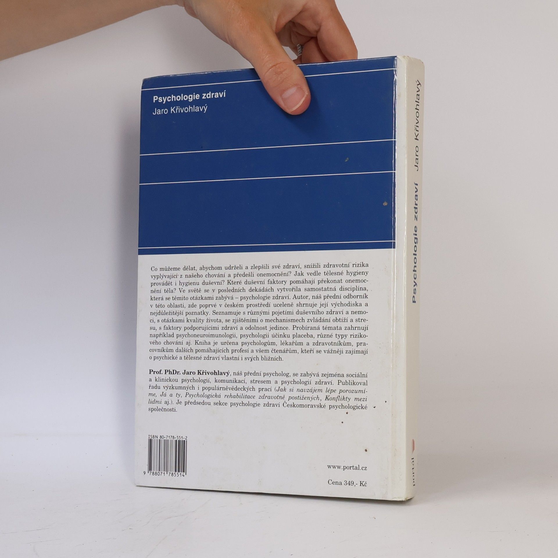Jaro Křivohlavý Psychologie zdraví