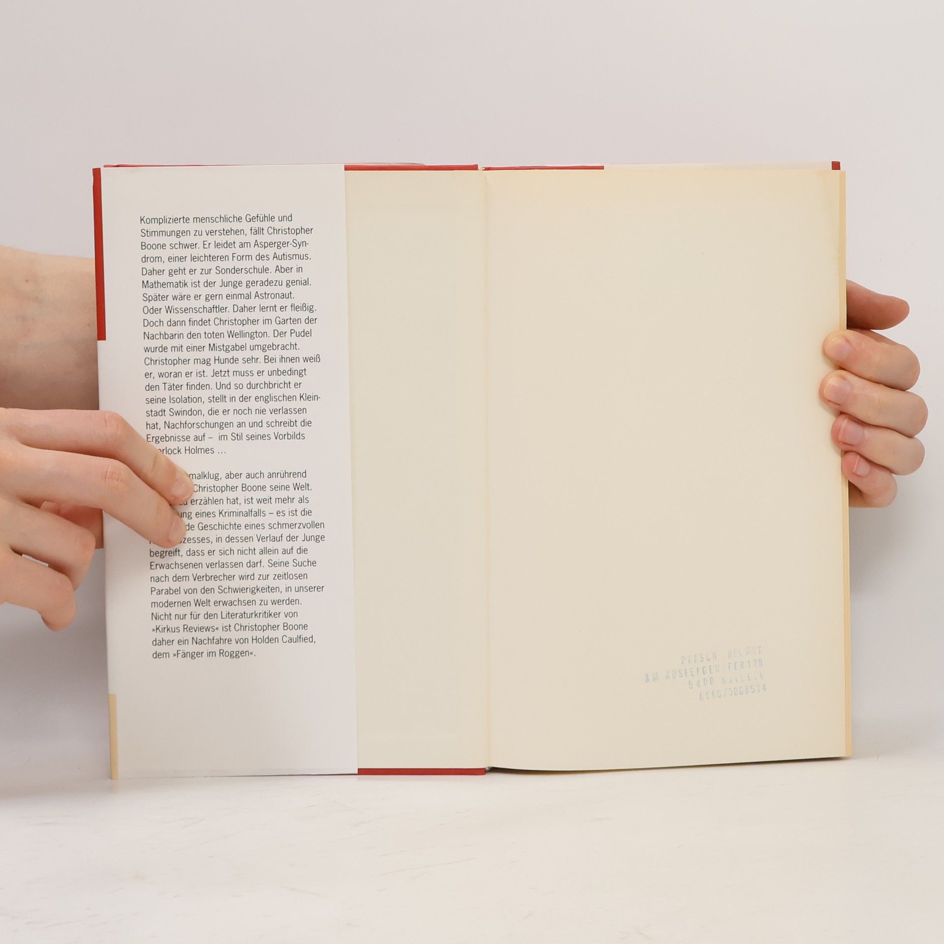 Mark Haddon Supergute Tage oder Die sondere Welt des Christopher Boone