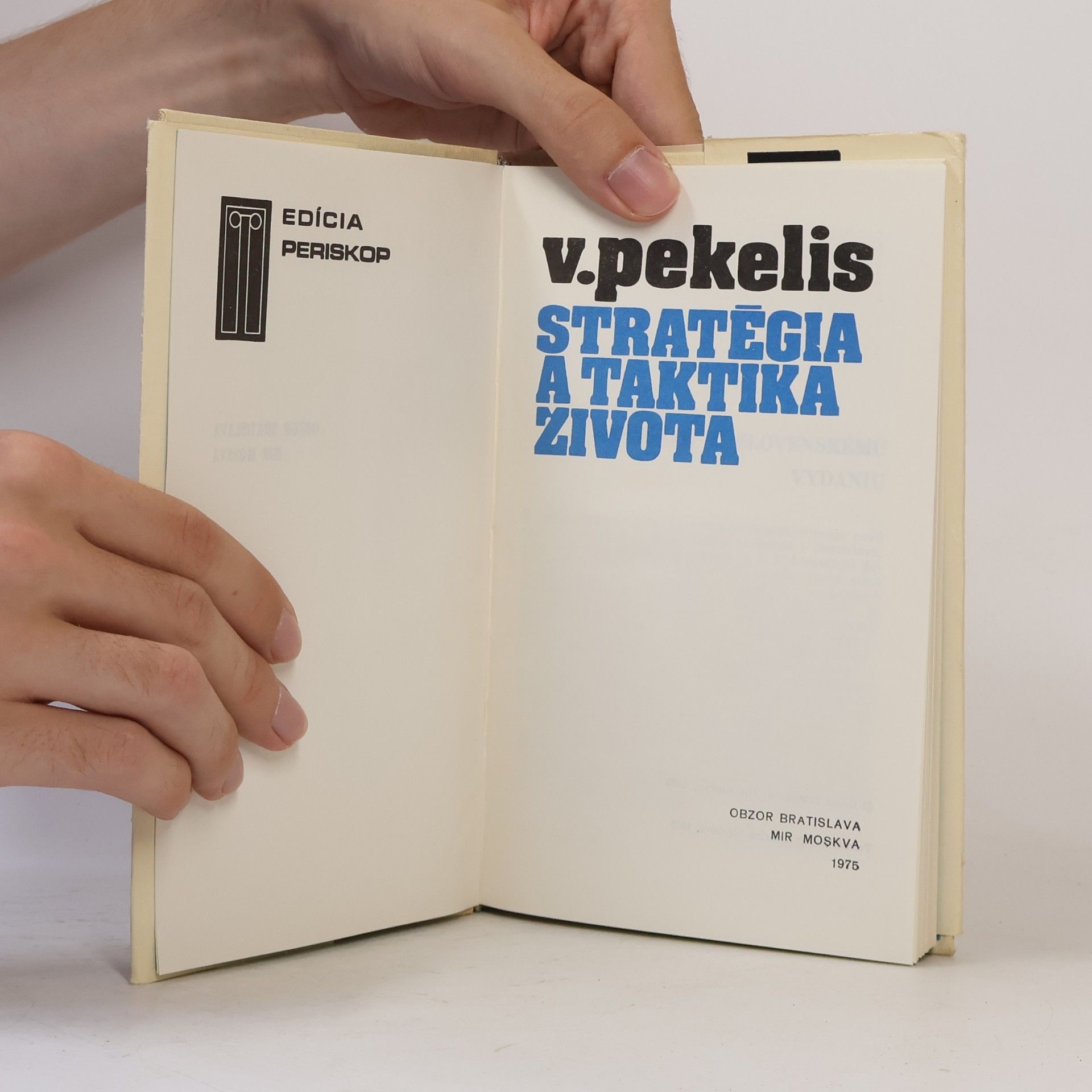 Pekelis Viktor Stratégia a taktika života