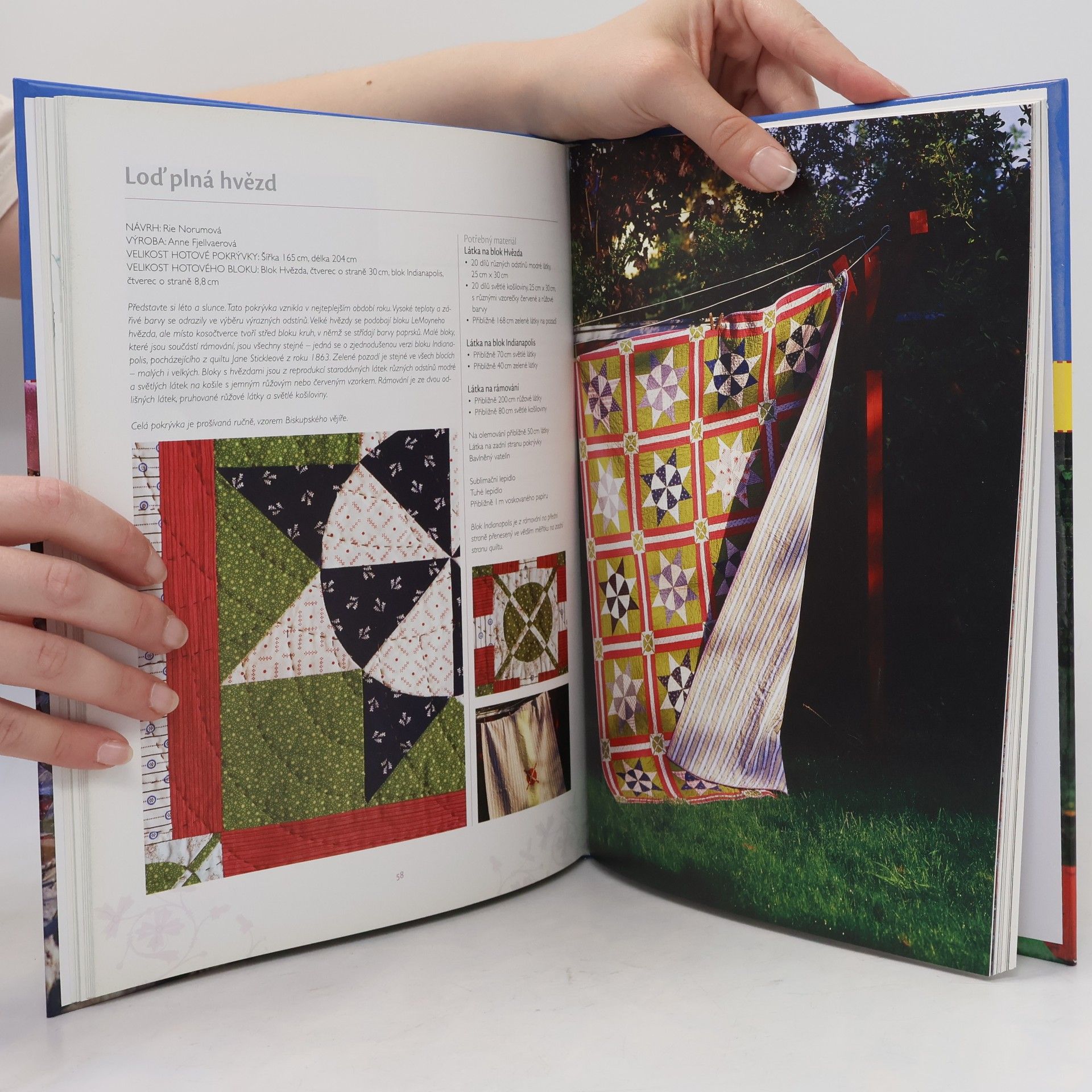 Rie Norum Svěží patchwork - pokrývky, dečky, kabely a prostírání šité patchworkovou technikou