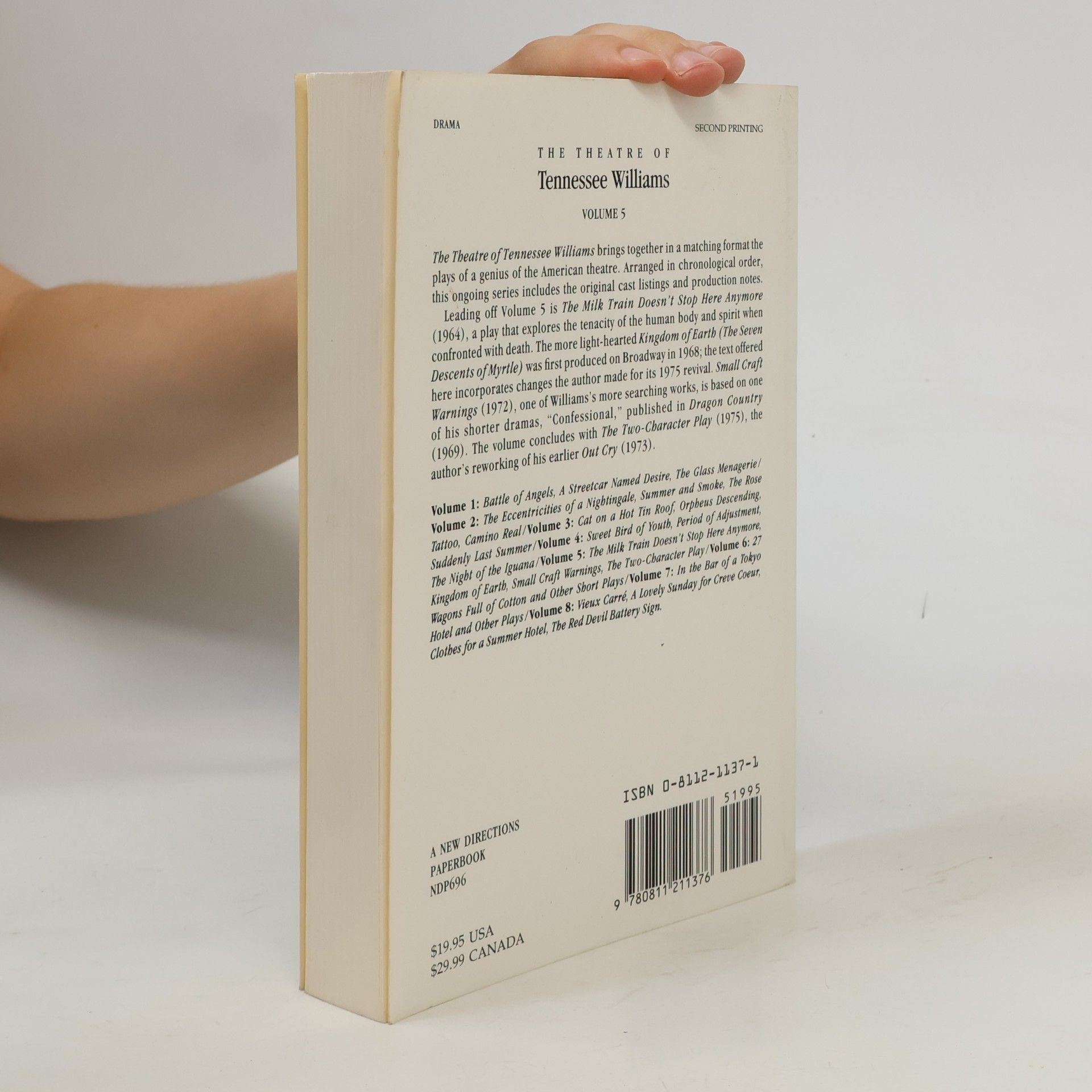 Tennessee Williams The Theatre of Tennessee Williams Volume 5