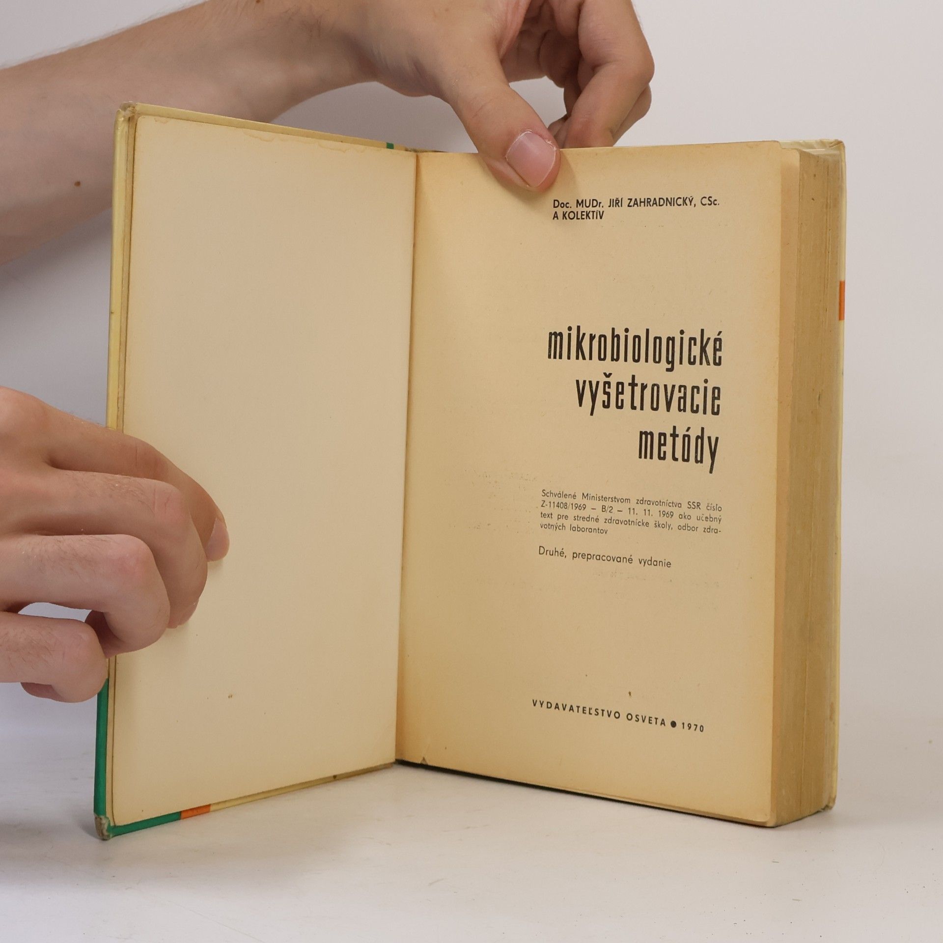 J. Záhradnický Mikrobiologické vyšetrovacie metódy