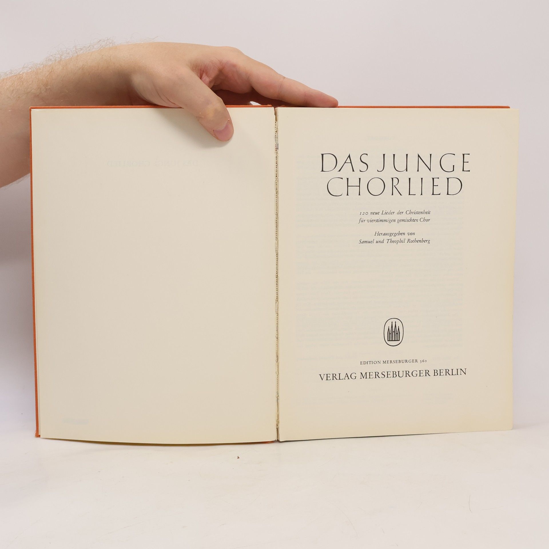 Various authors Das junge Chorlied
