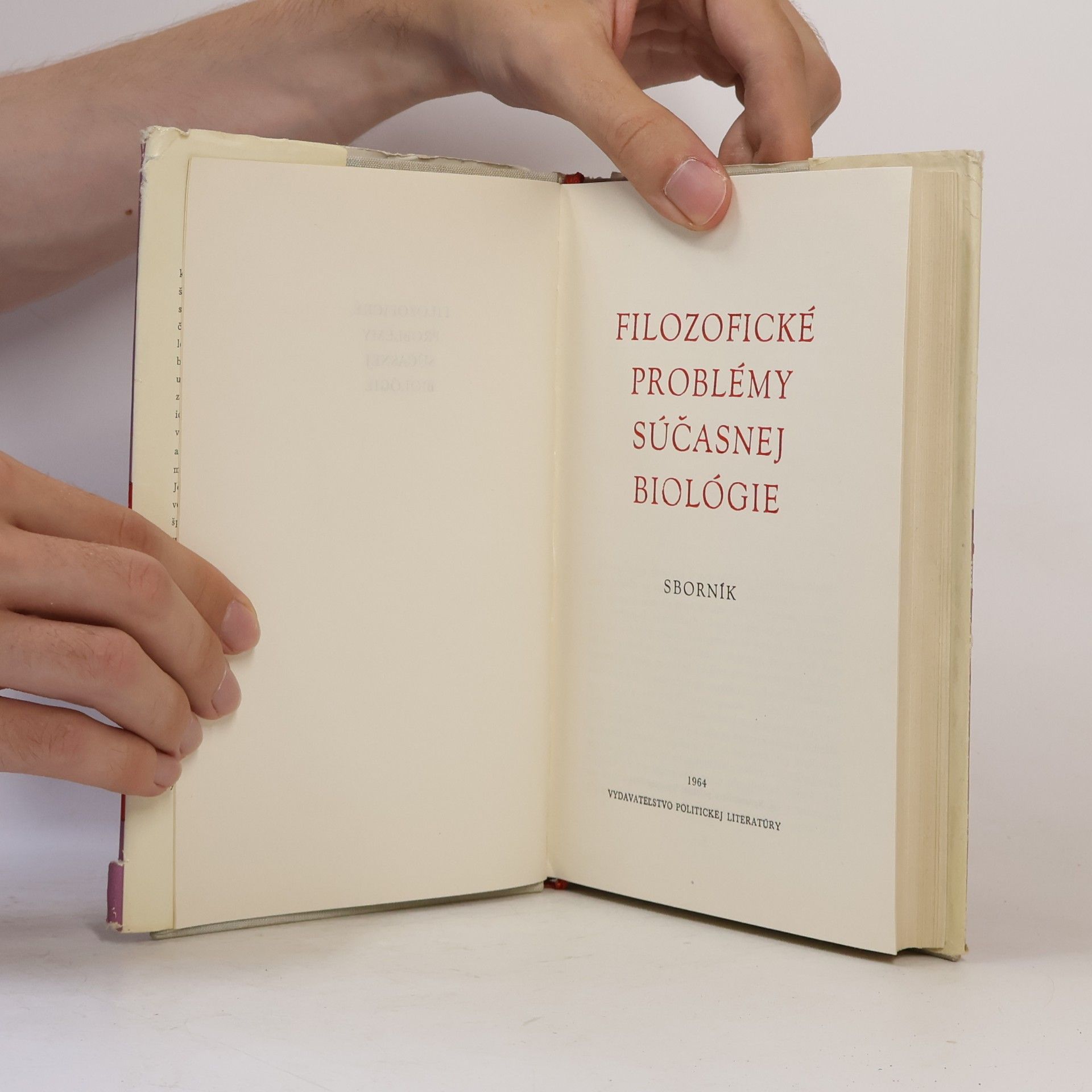 AA.VV. Filozofické problémy súčasnej biológie