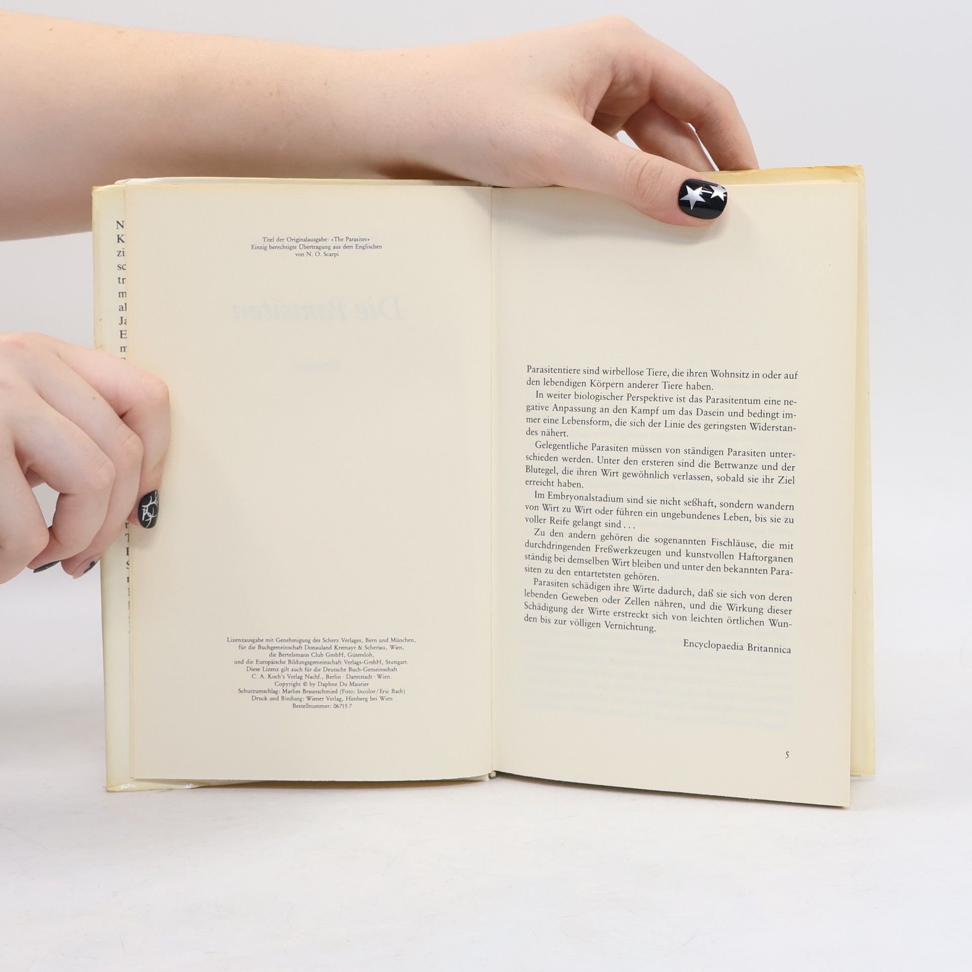 Daphne du Maurier Die Parasiten