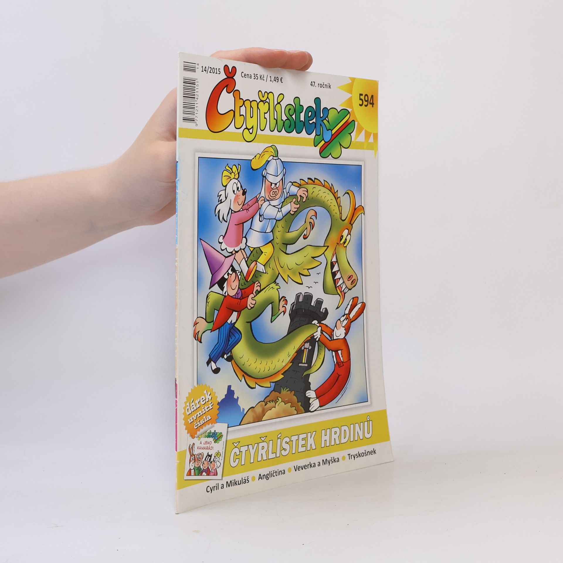 Collectif d'auteurs Čtyřlístek 14/2015 594. Čtyřlístek hrdinů