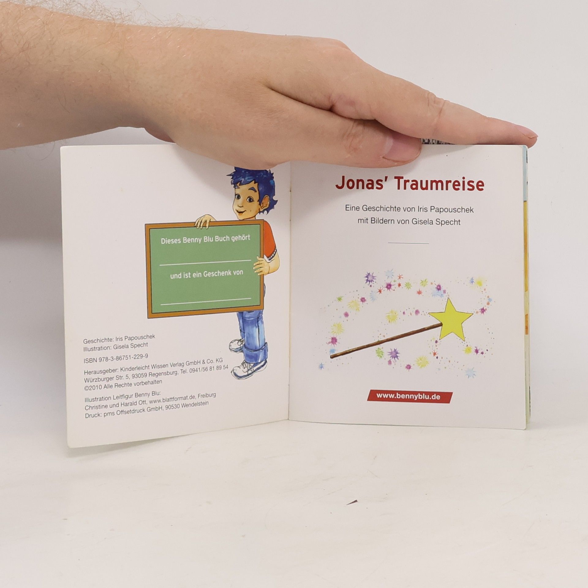 Gisela Specht Bambini Jonas' Traumreise. Bestandteil der Bambini Starter-Box