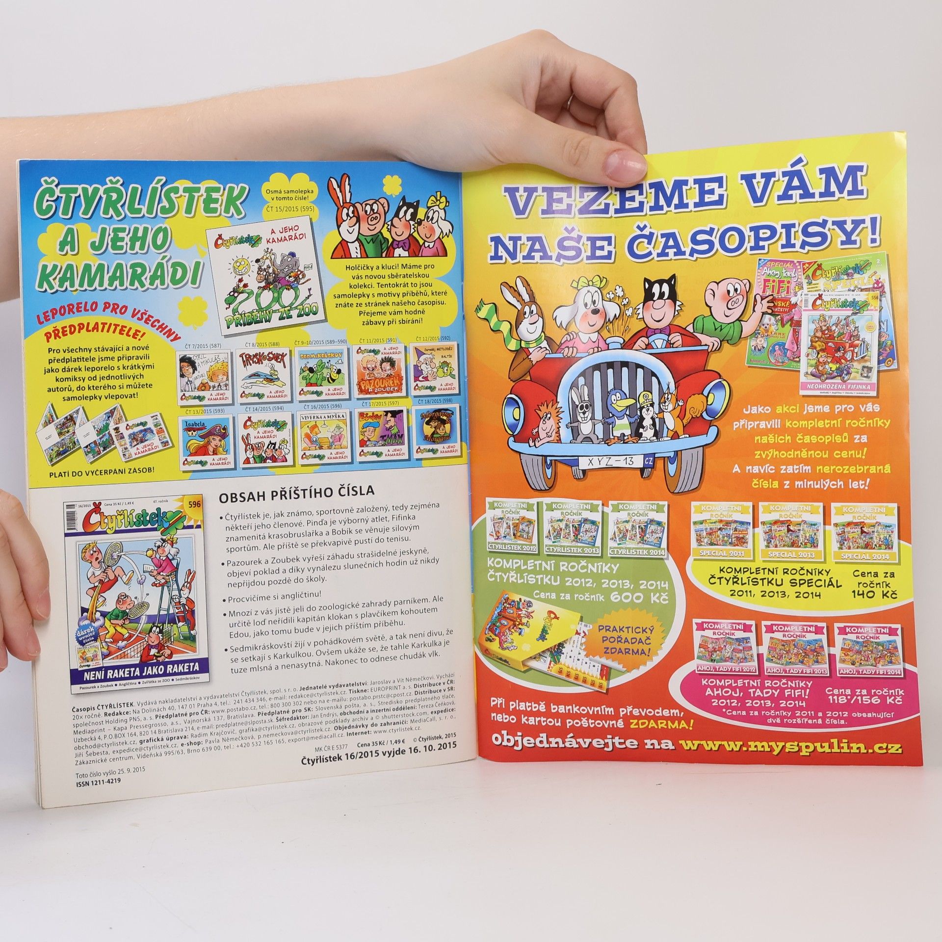 Jaroslav Němeček Čtyřlístek 595, 15/2015