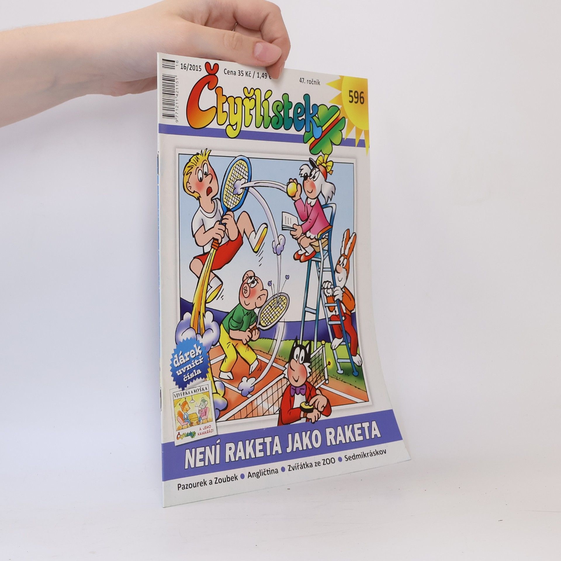 Collectif d'auteurs Čtyřlístek č. 596, 16/2015