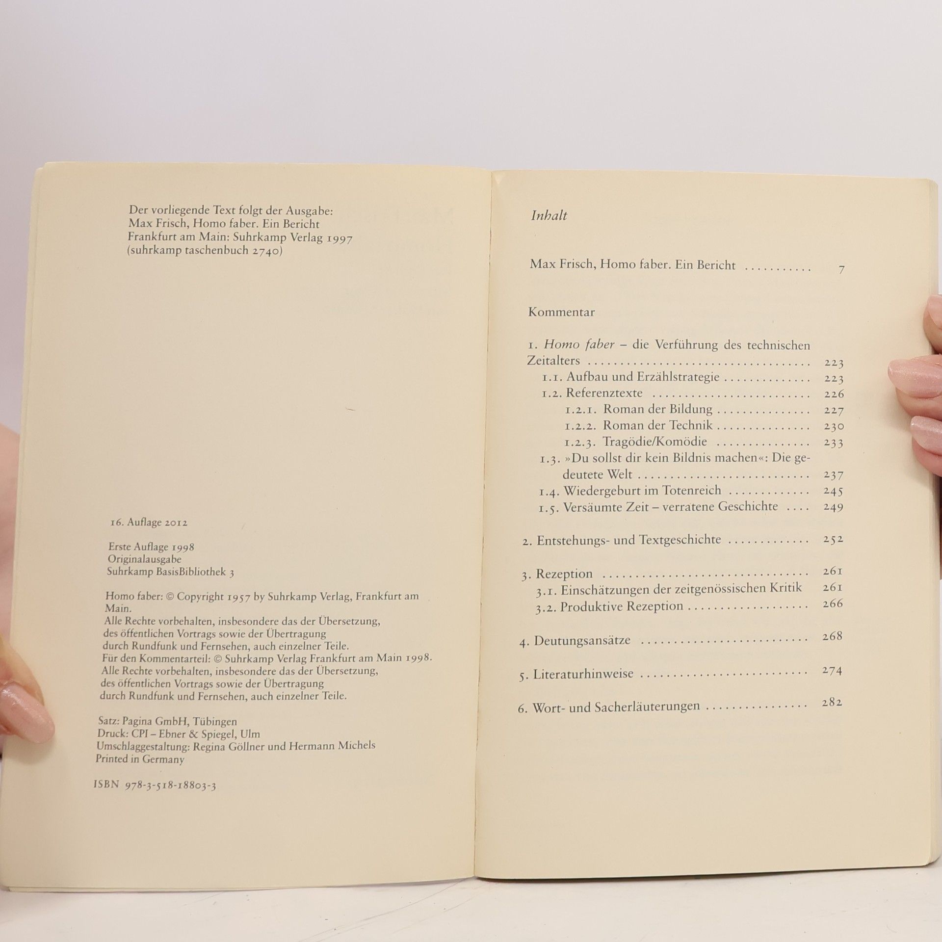 Max Frisch Homo faber
