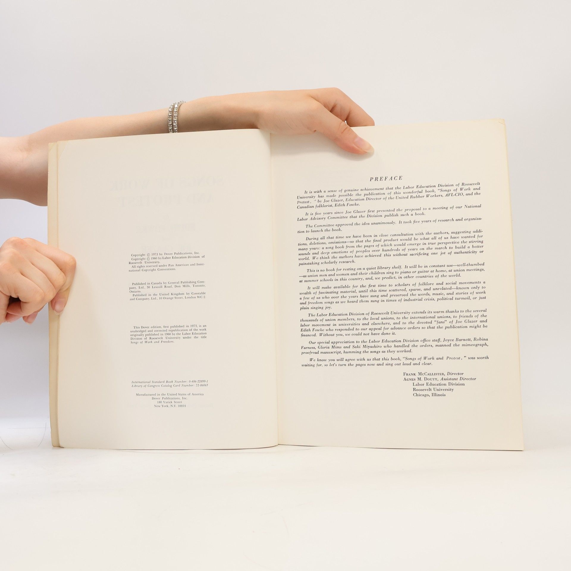 Edith Fulton Fowke Songs of Work and Protest