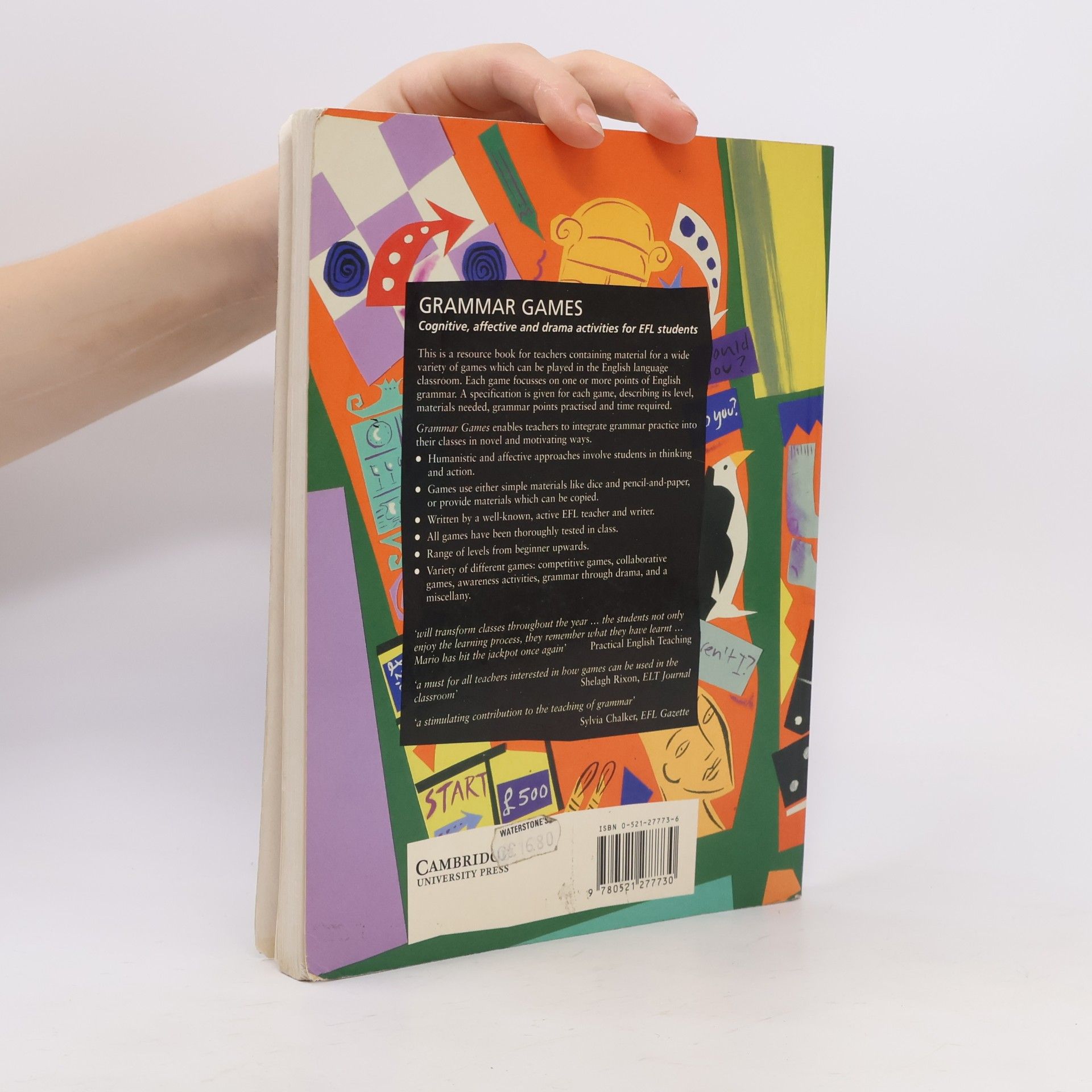 Mario Rinvolucri Grammar Games : cognitive, affective and drama activities for EFL students