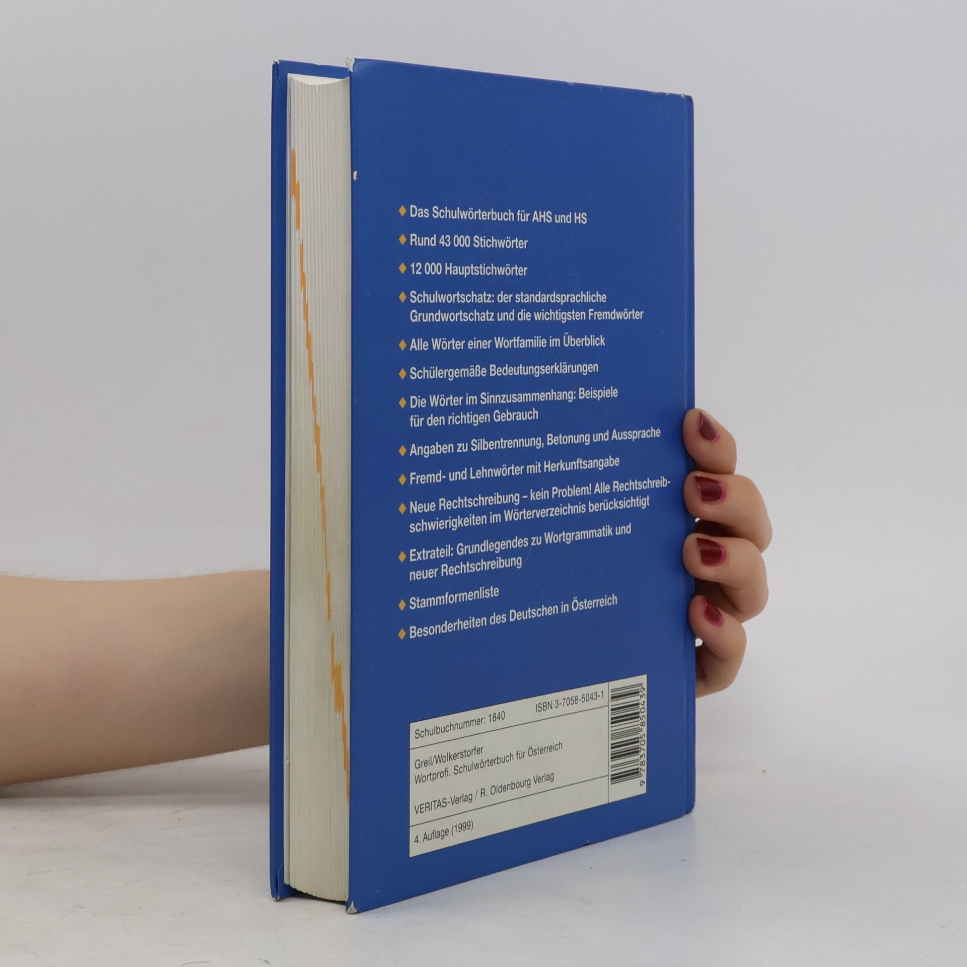 Josef Greil Wortprofi. Schulwörterbuch für Österreich