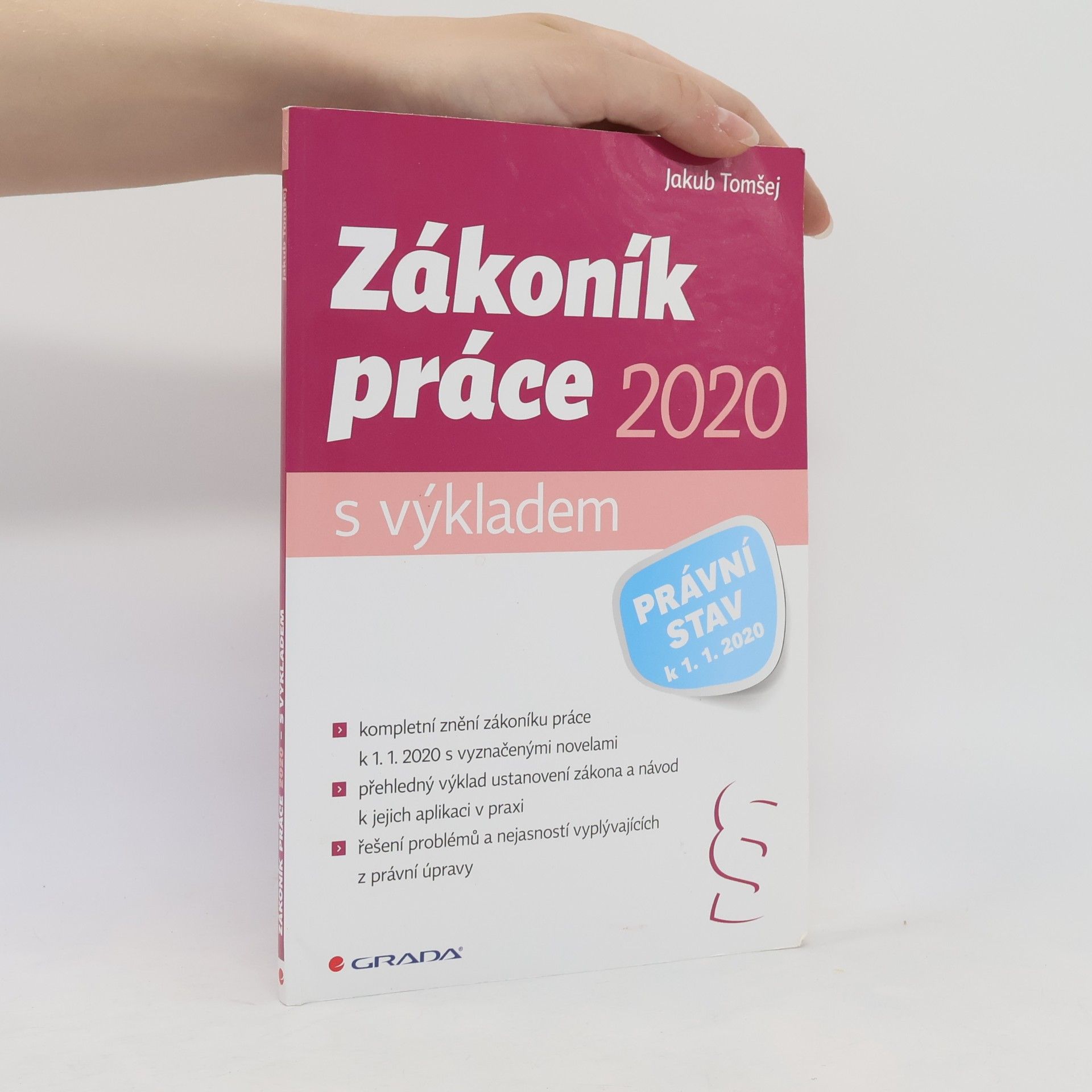 Jakub Tomšej Zákoník práce 2020 - s výkladem