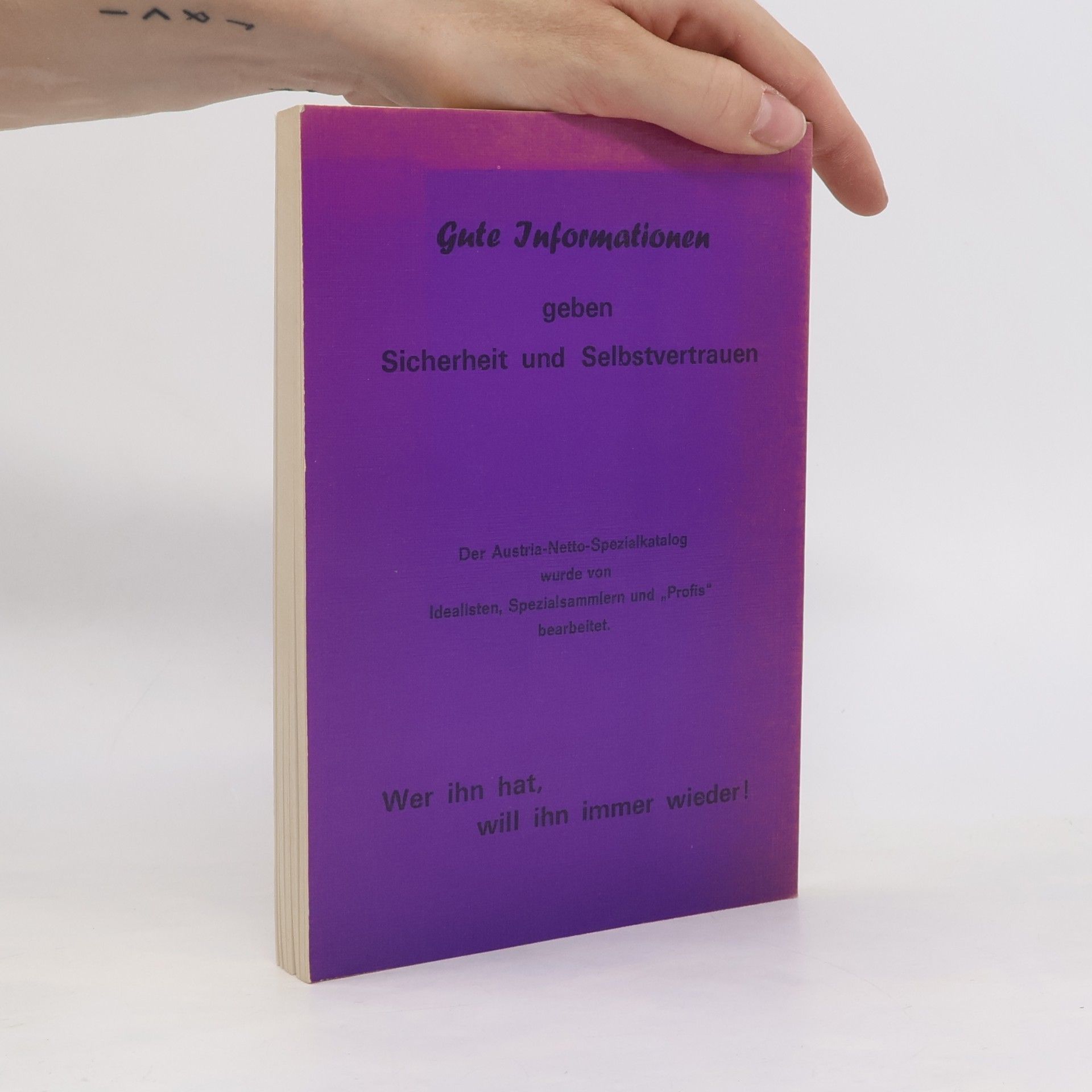 Autorenkollektiv Netto Marktpreis Katalog. Österreich Spezialkatalog 1987/1988