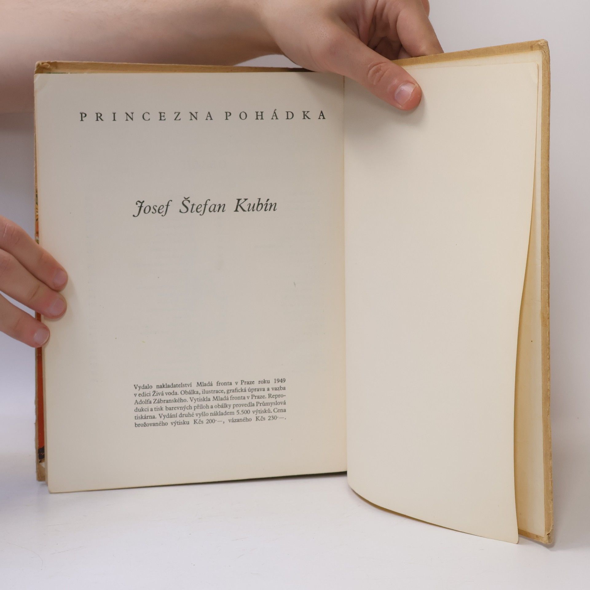 Josef Štefan Kubín Princezna Pohádka