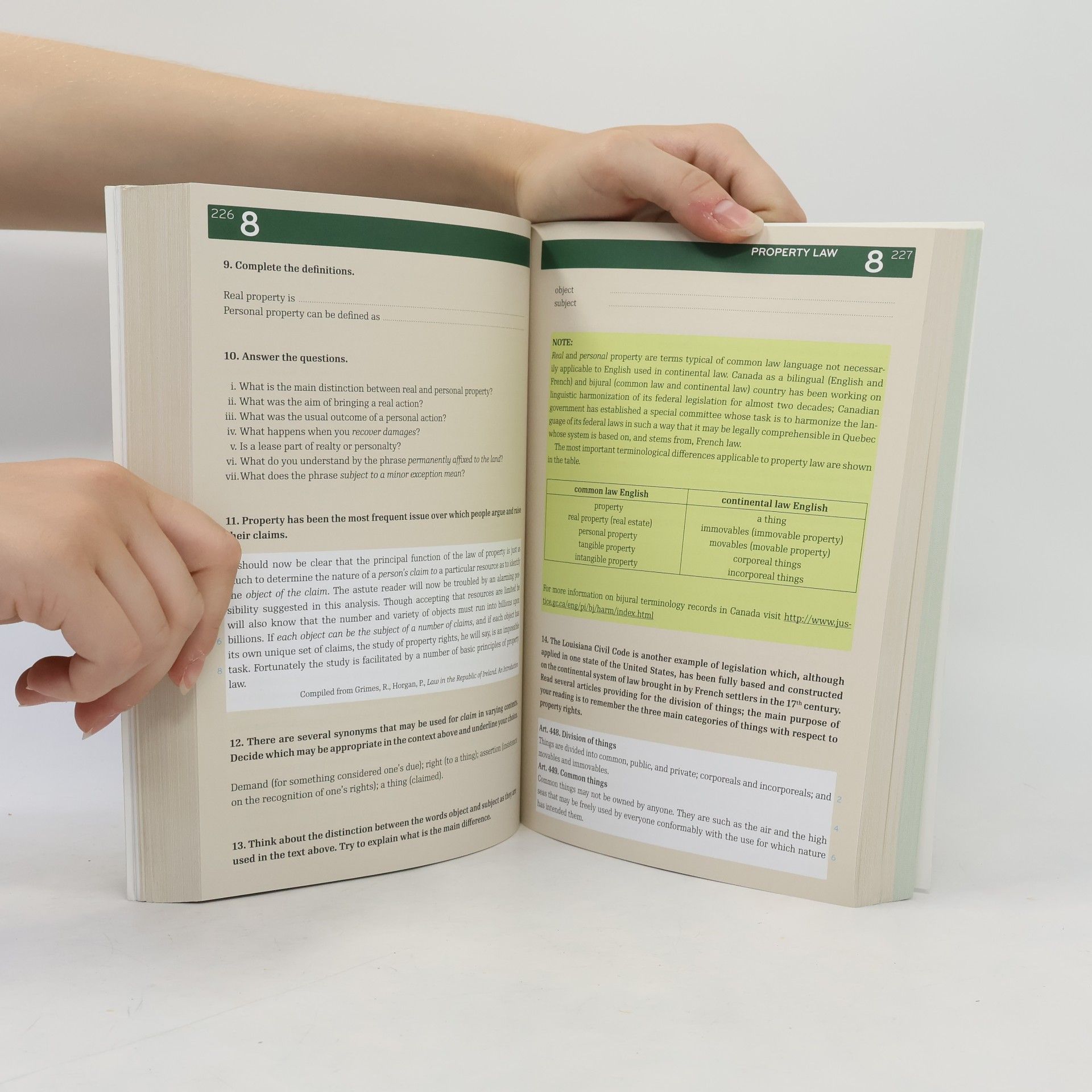 Marta Chromá New introduction to legal English. Revised edition. Volume I