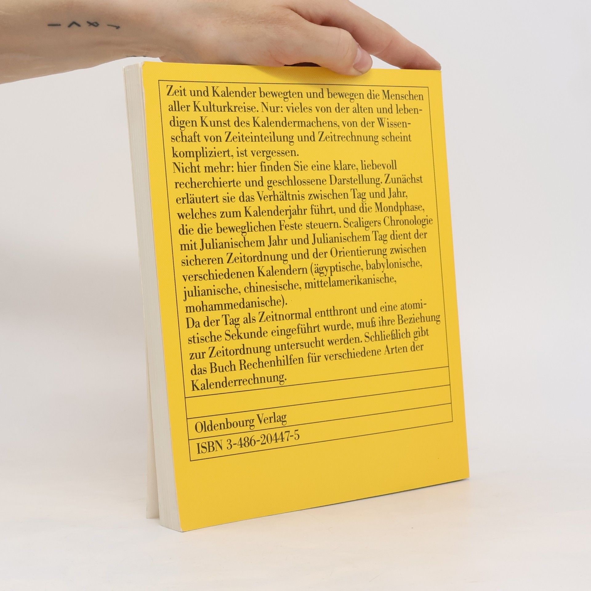 Heinz Zemanek Kalender und Chronologie
