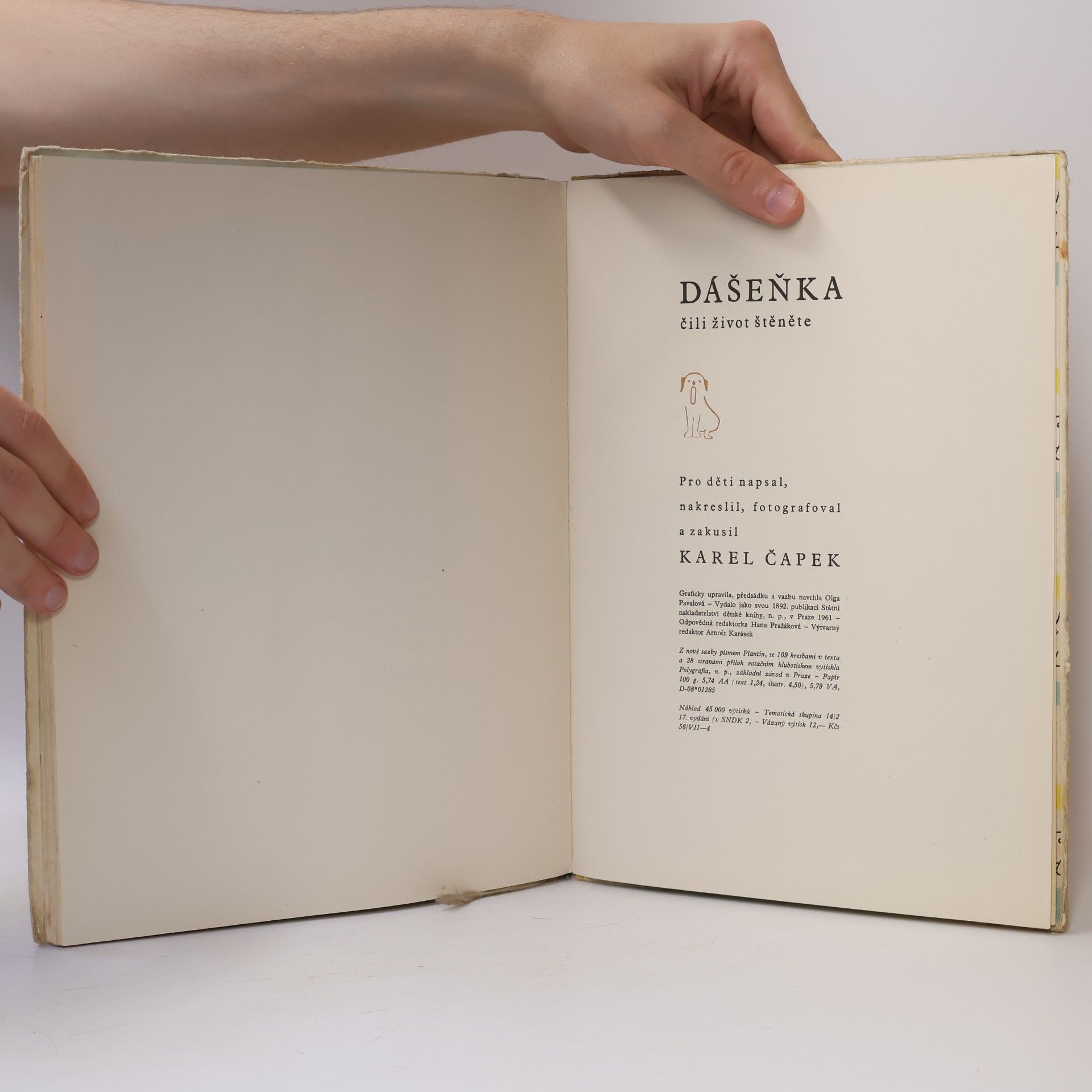 Karel Čapek Dášeňka, čili, život štěněte