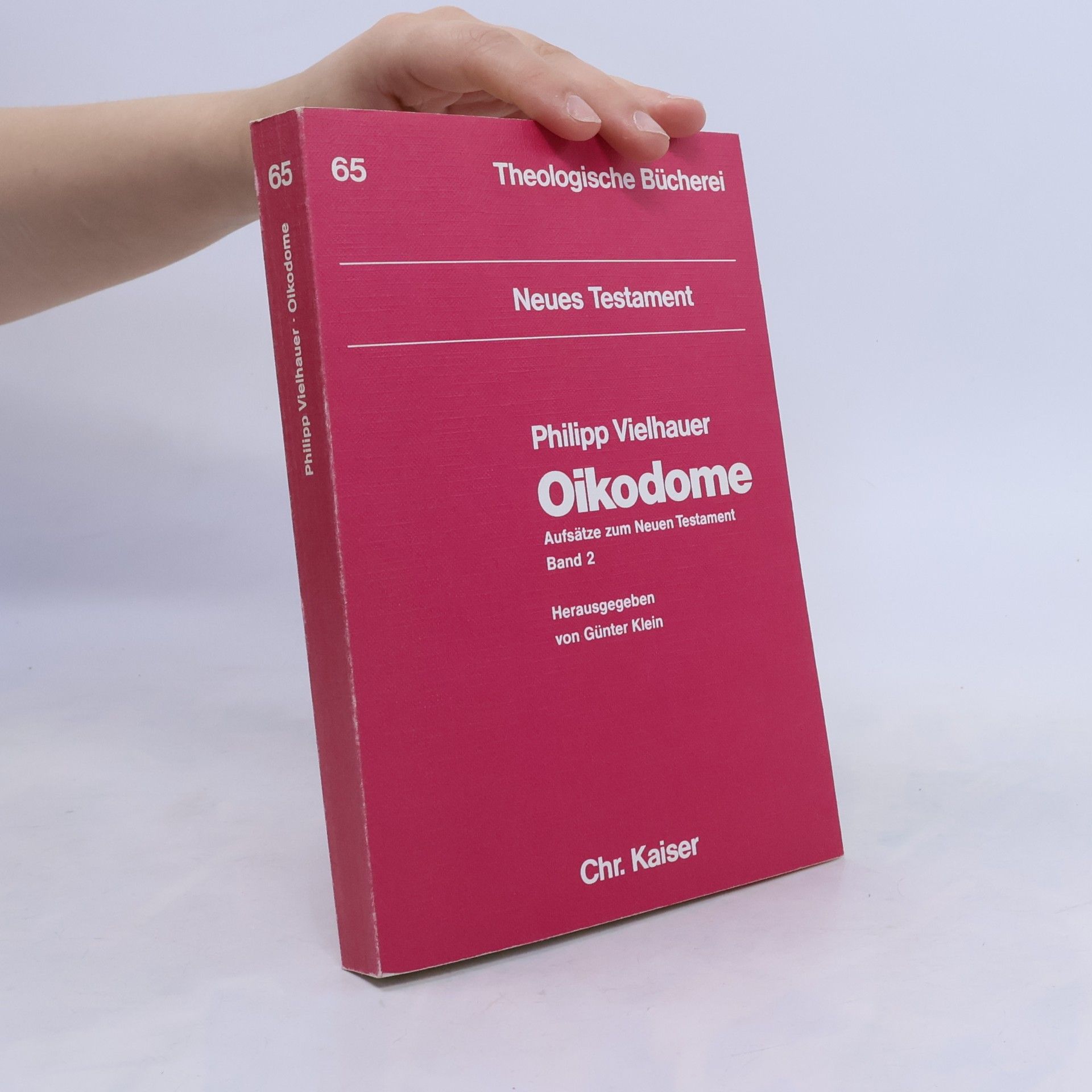 Philipp Vielhauer Oikodome. Band 2