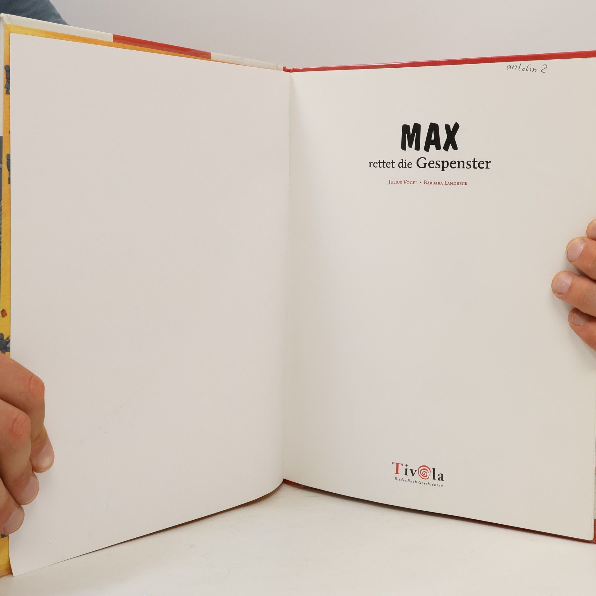 Julius Vogel Max rettet die Gespenster