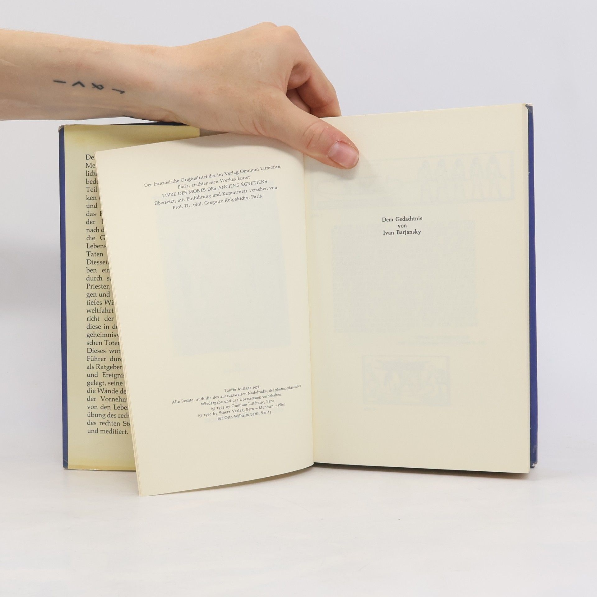 Grégoire Kolpaktchy Das Ägyptisches Totenbuch
