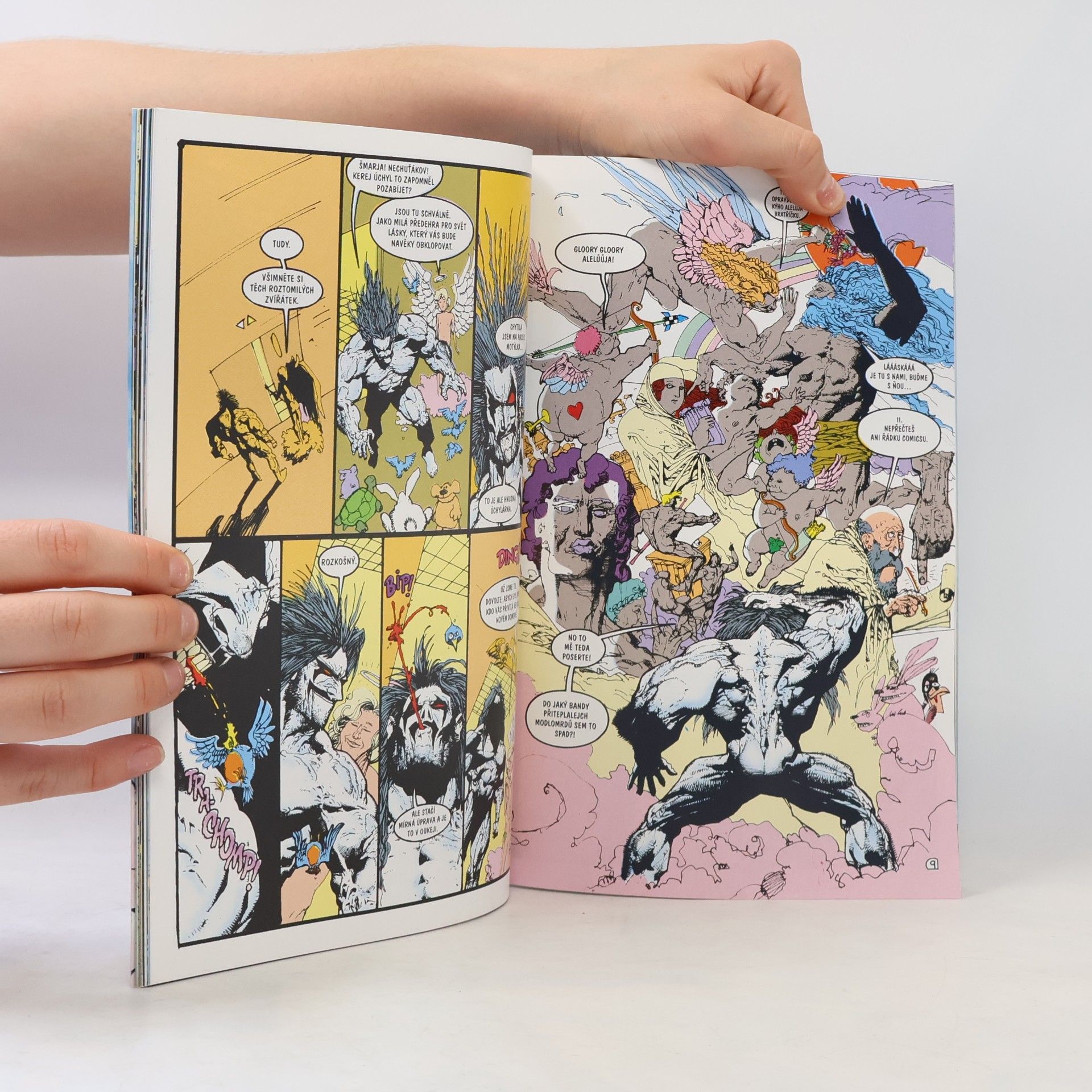 Keith Giffen Lobo se zvrací!