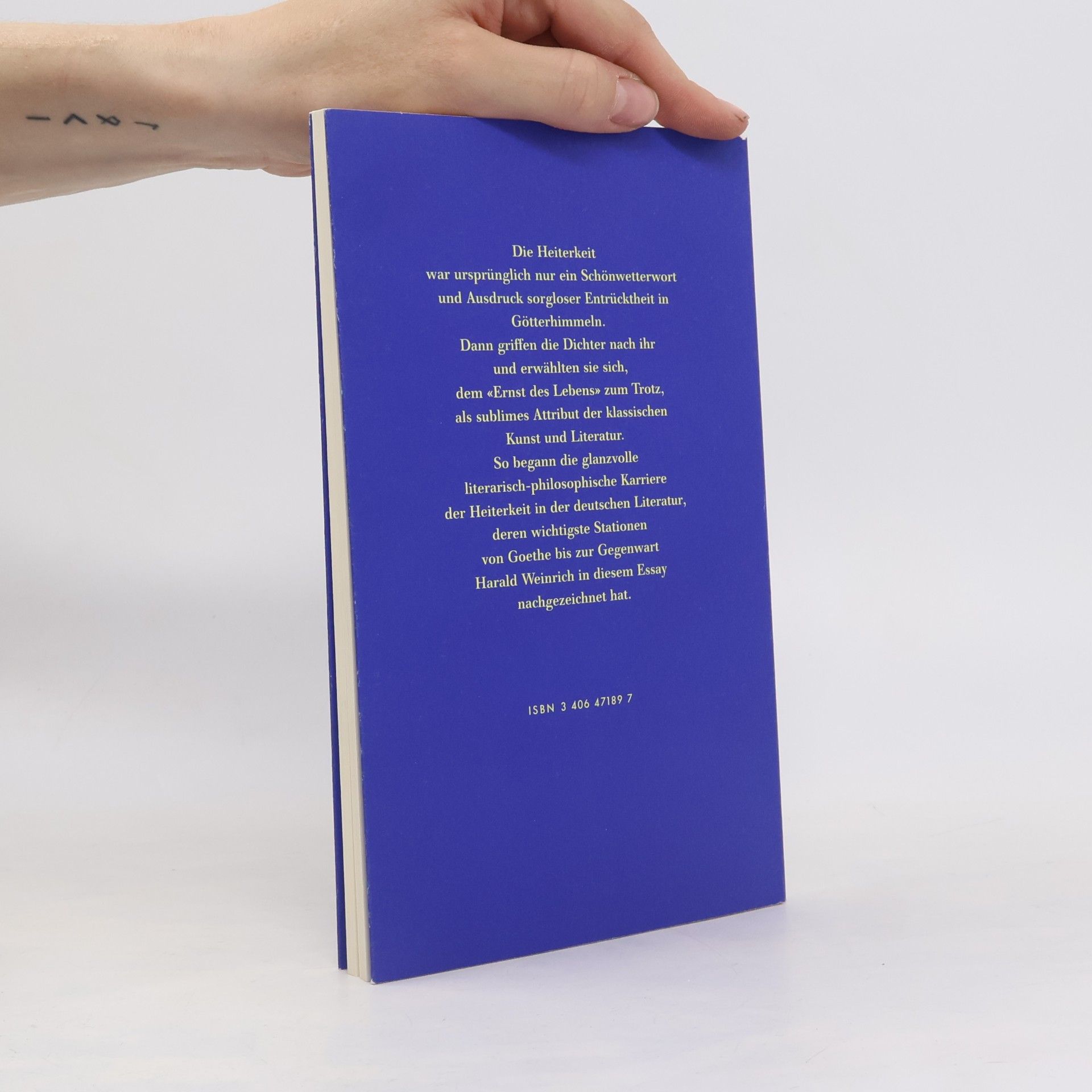 Harald Weinrich Kleine Literaturgeschichte der Heiterkeit