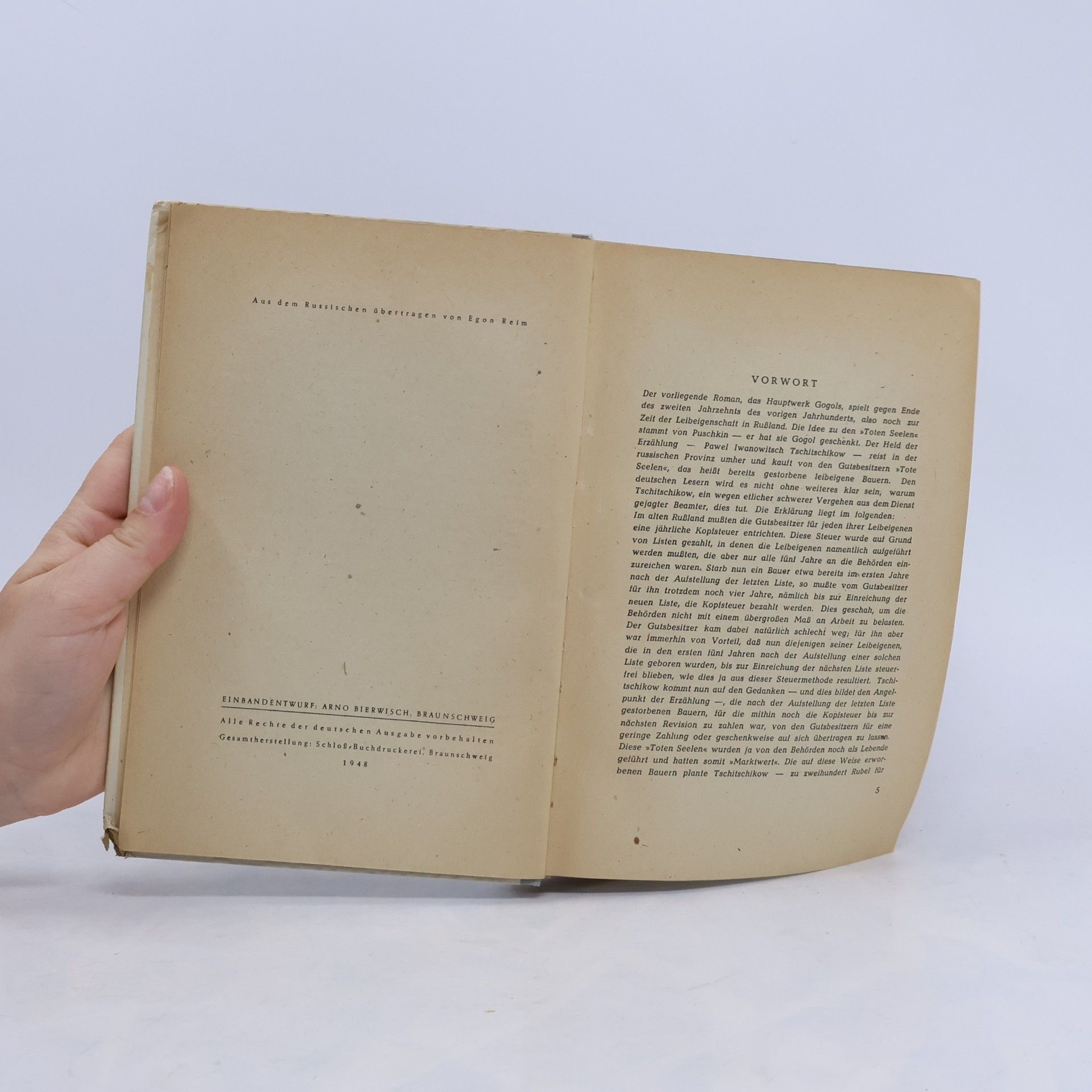 Nicolai W. Gogol Die toten seelen