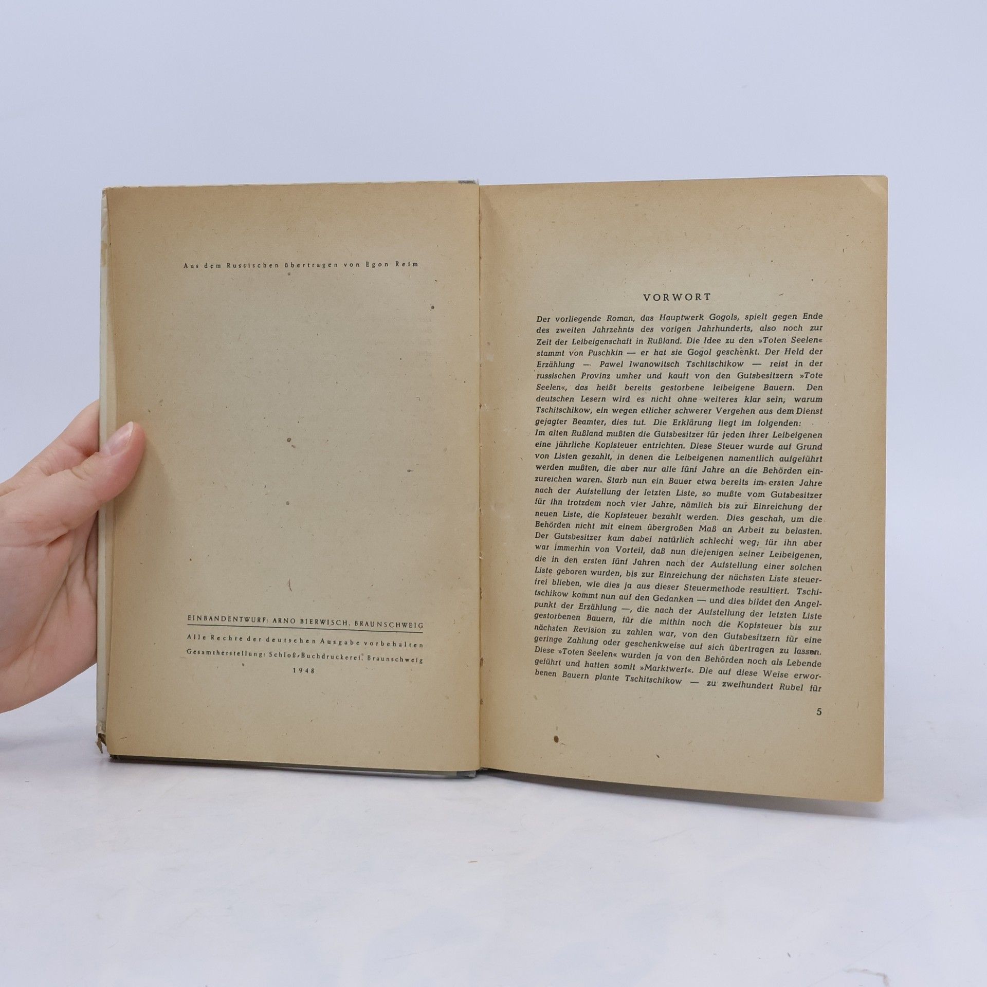 Nicolai W. Gogol Die toten seelen
