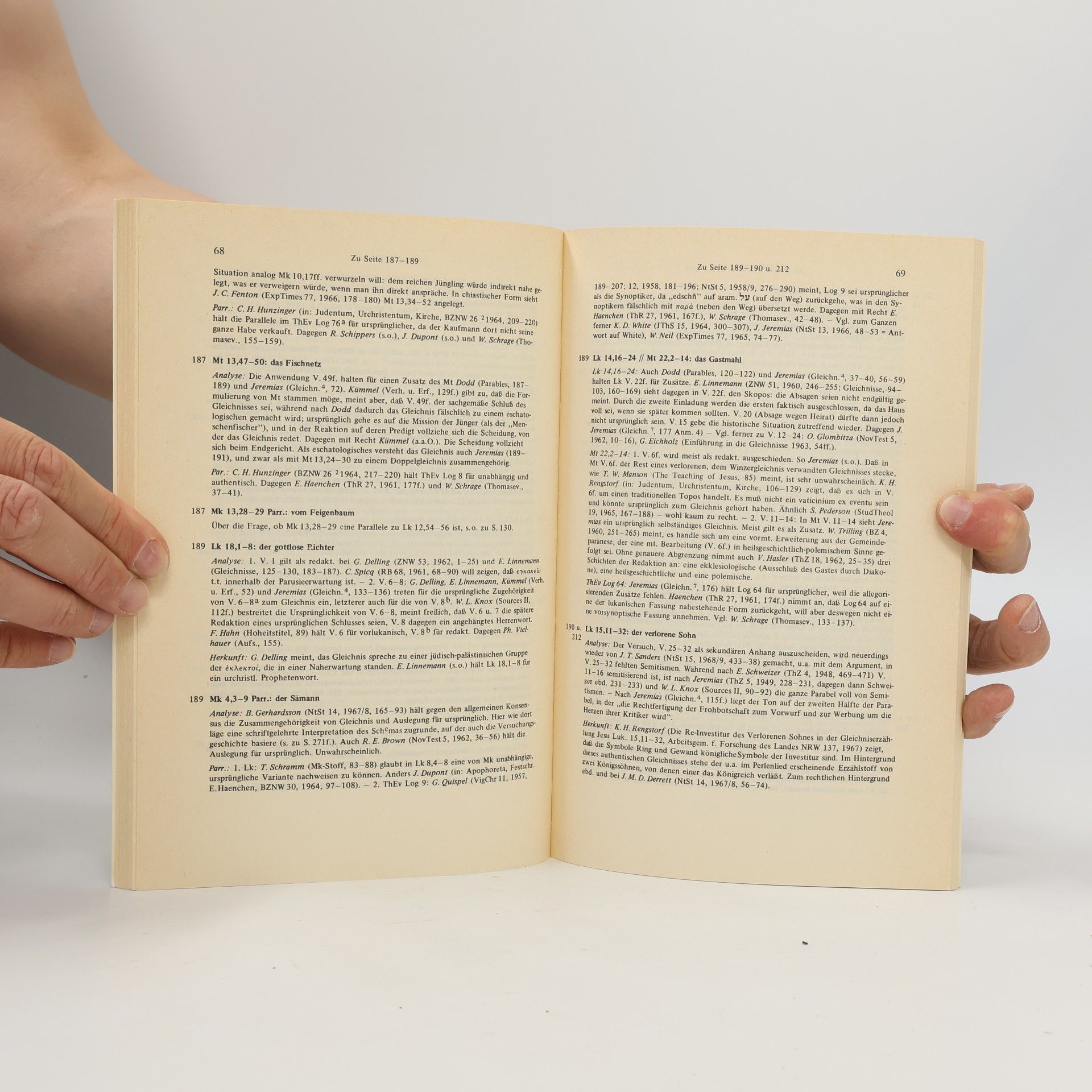 Rudolf Bultmann Die Geschichte der synoptischen Tradition