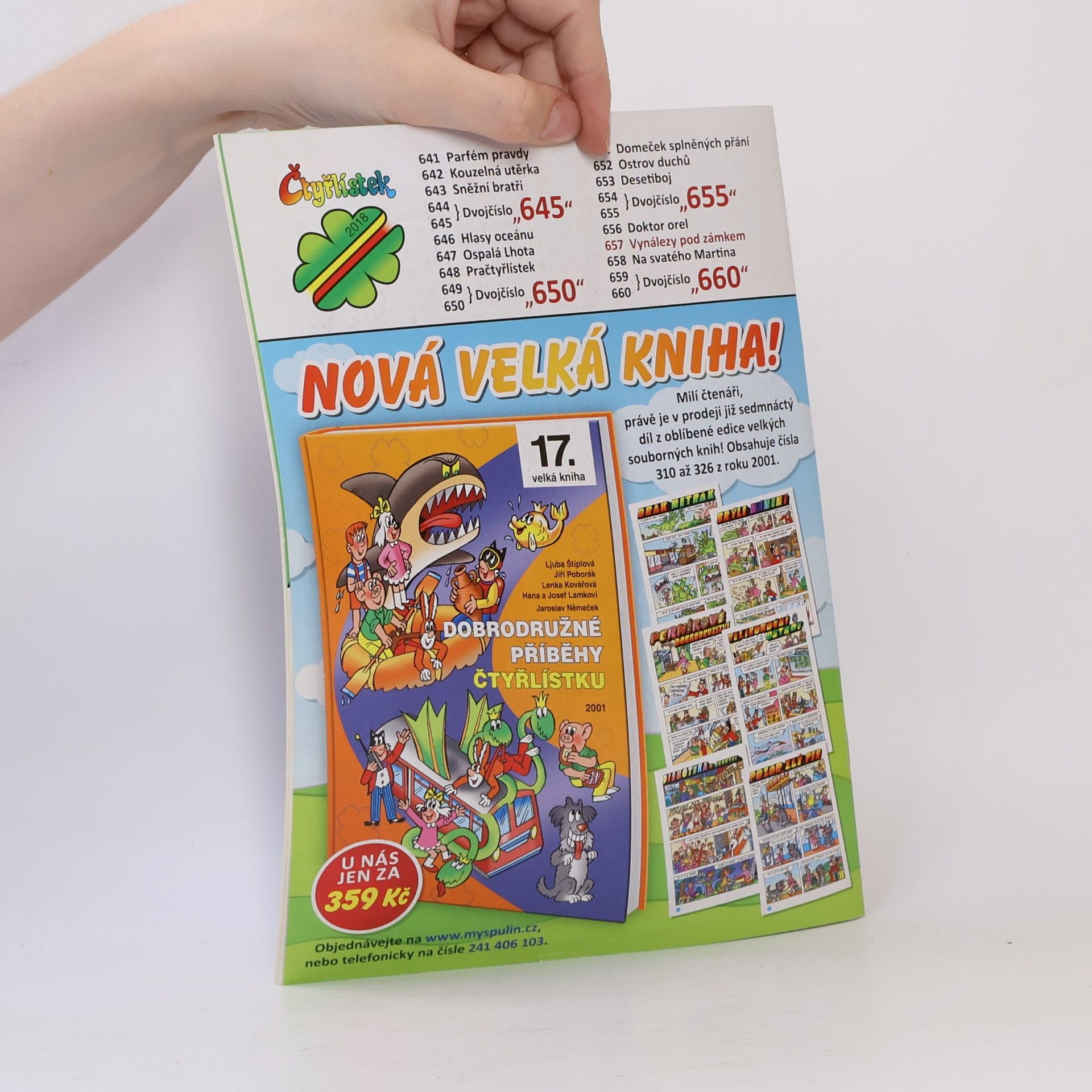 Kolektiv autorů Čtyřlístek 17/2018. Vynálezy pod zámkem