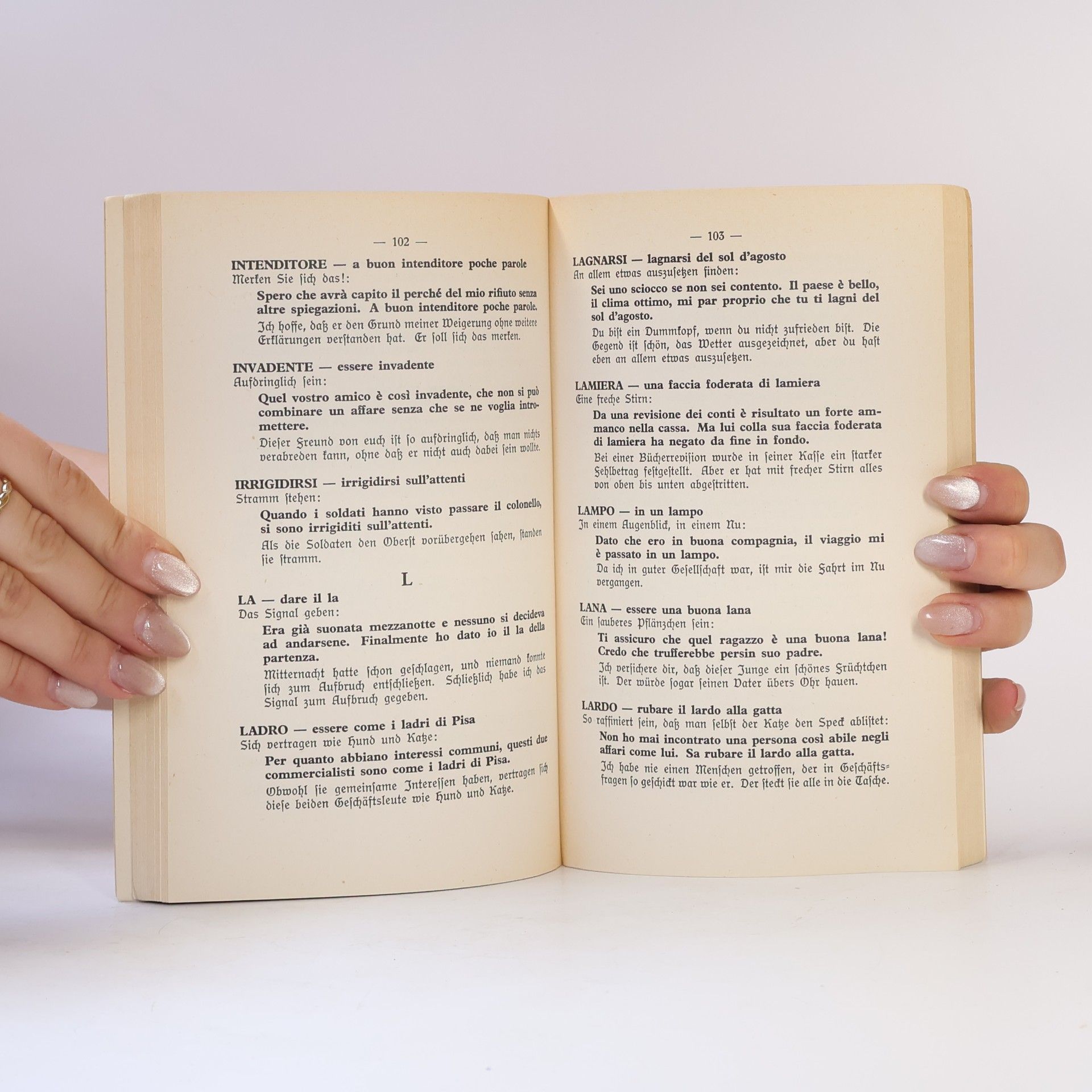 Werner Ross 1000 idiomatische Redensarten Italienisch