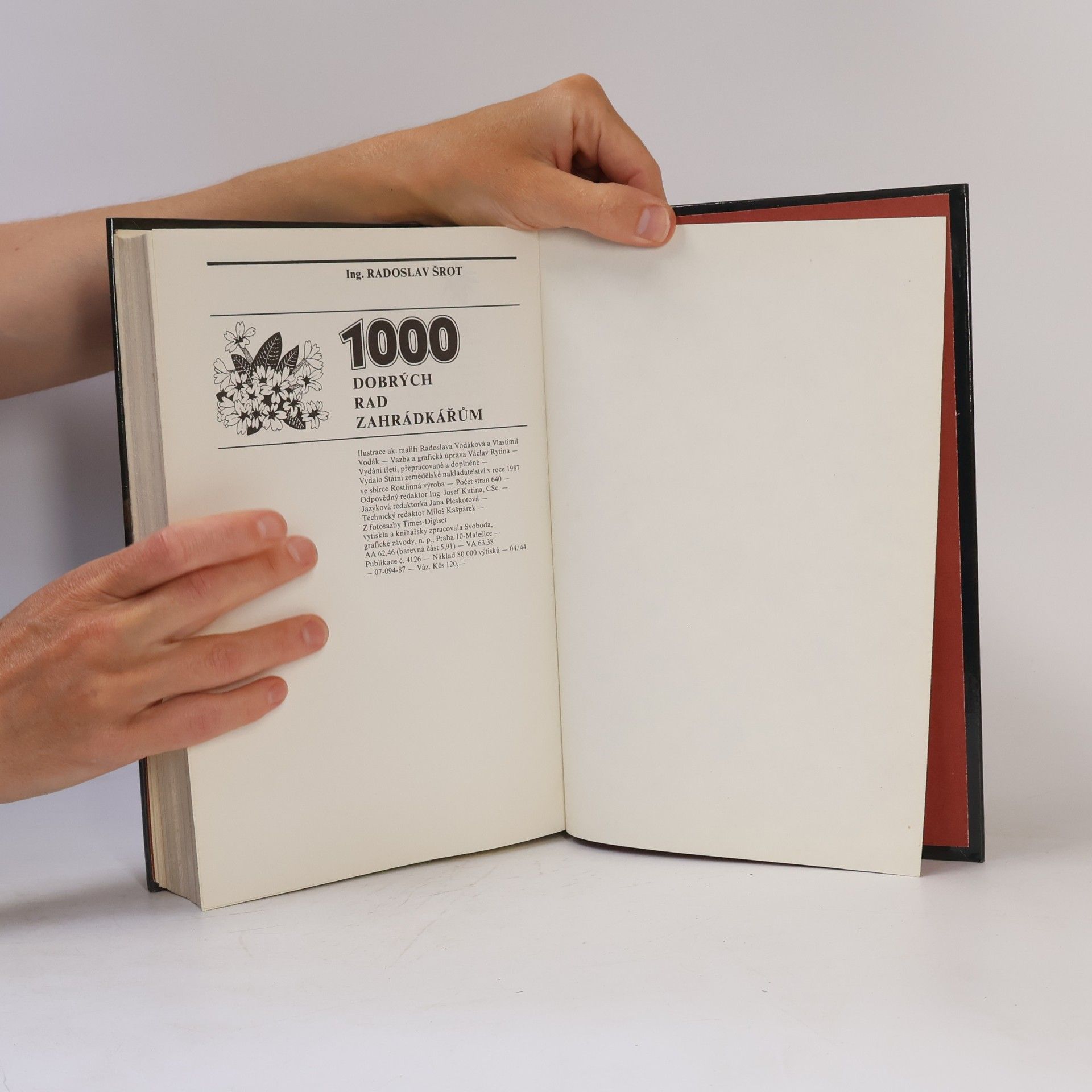 Radoslav Šrot 1000 dobrých rad zahrádkářům
