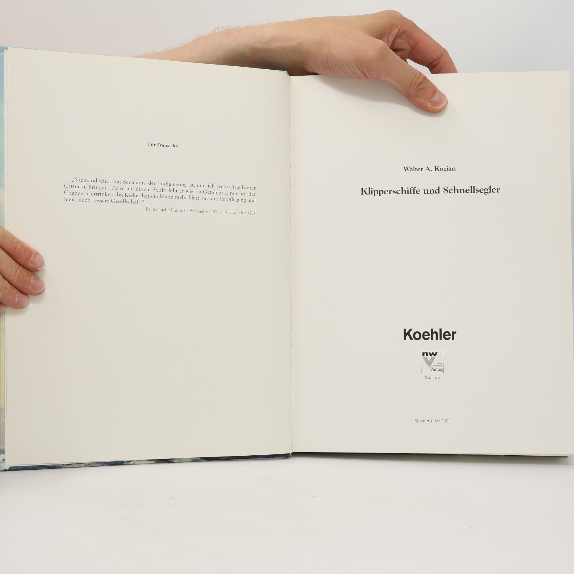 Walter A. Kozian Klipperschiffe und Schnellsegler