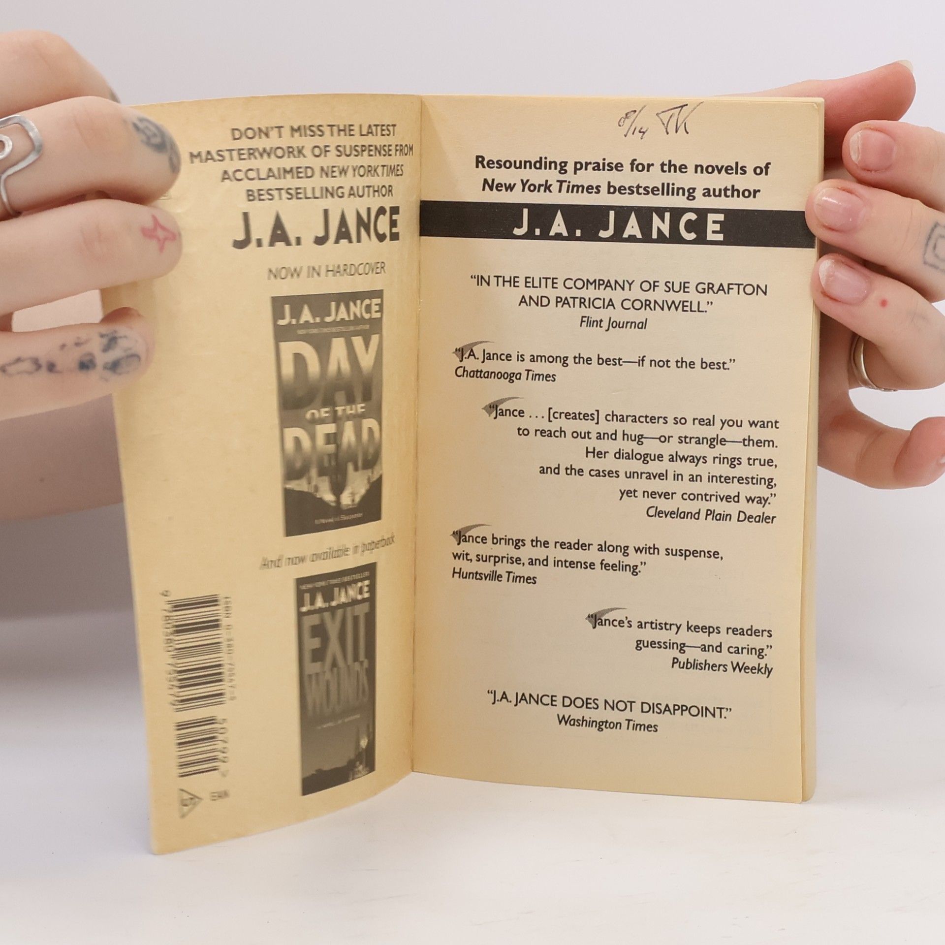 J. A. Jance Dismissed With Prejudice