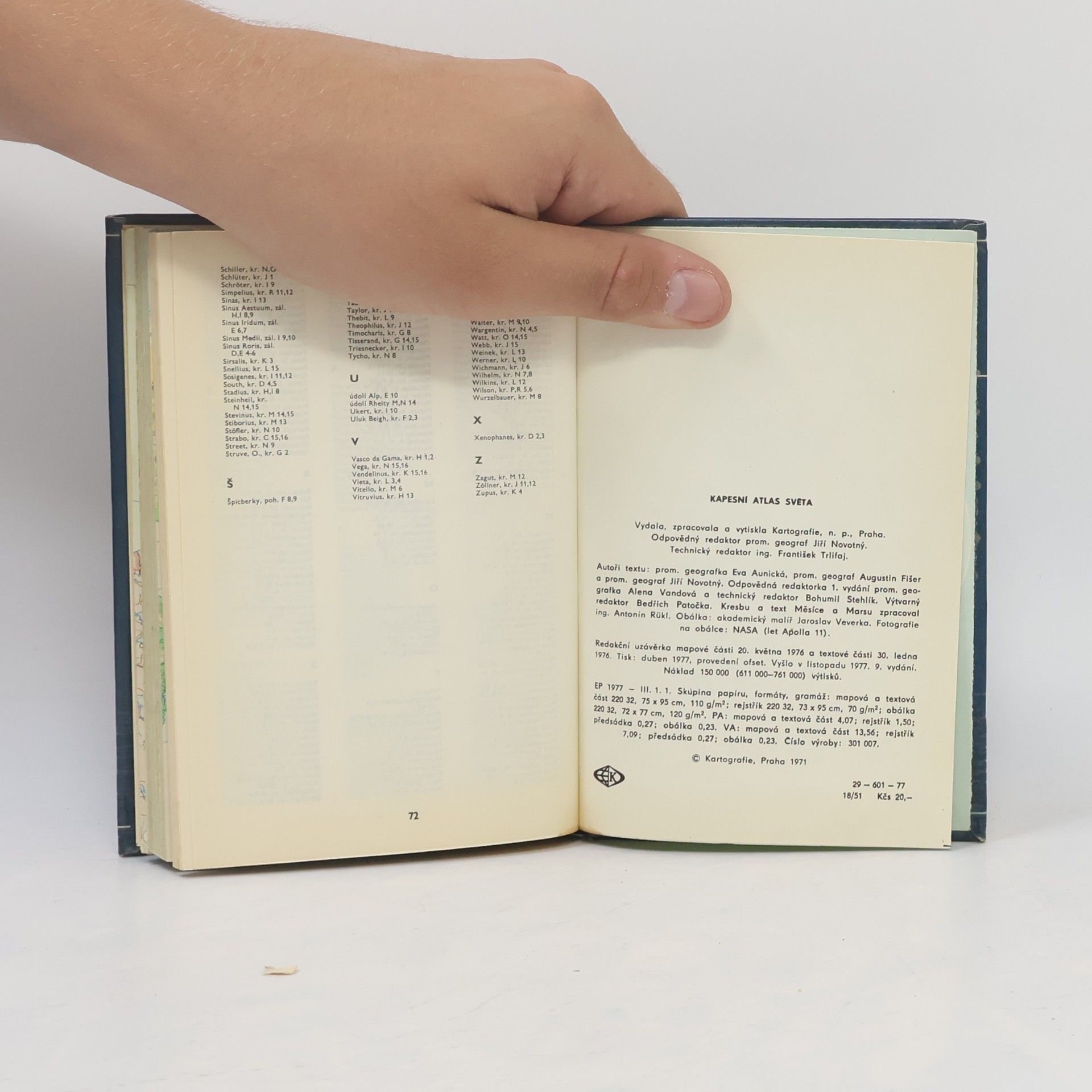 Augustin Fišer Kapesní atlas světa