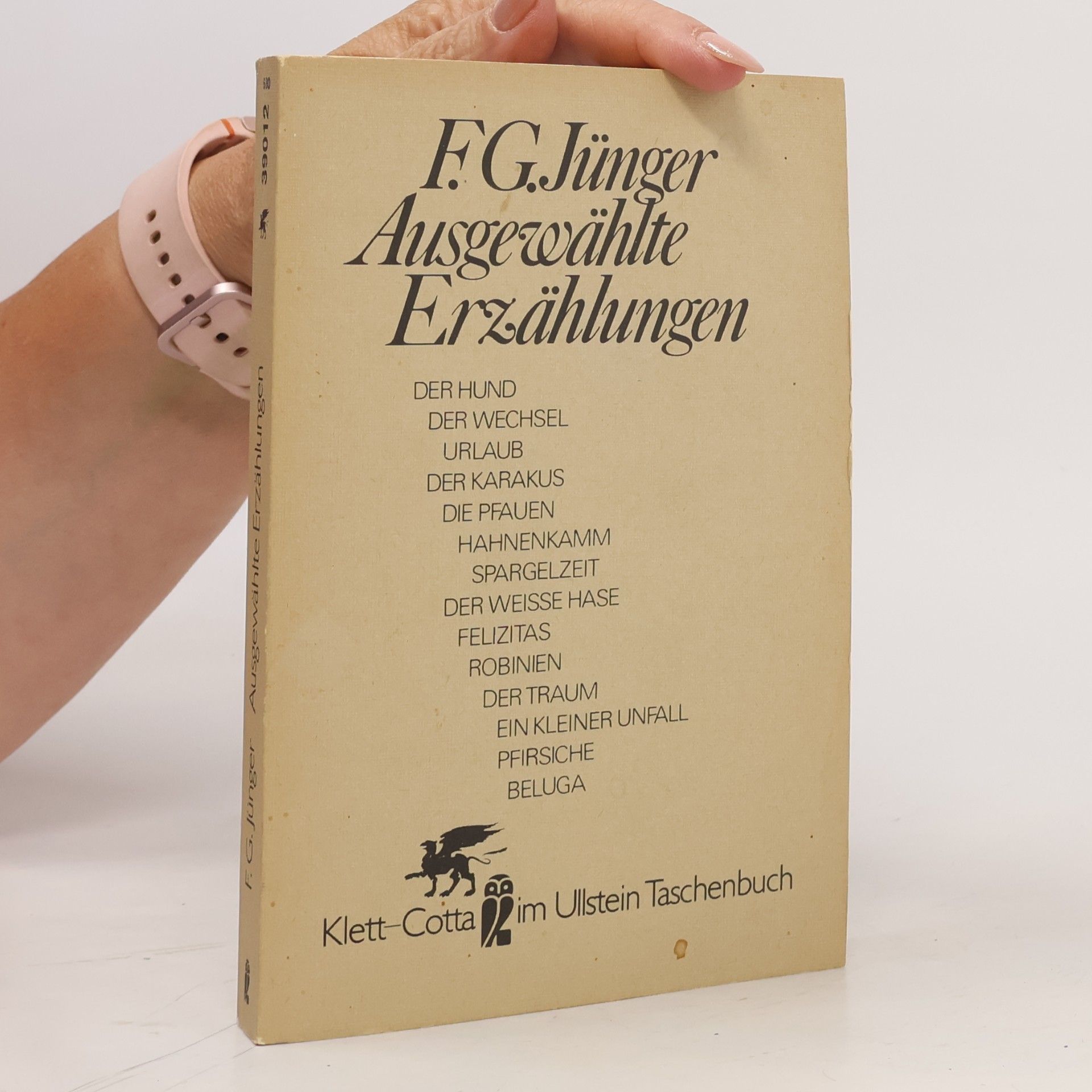 Friedrich Georg Jünger Ausgewählte Erzählungen