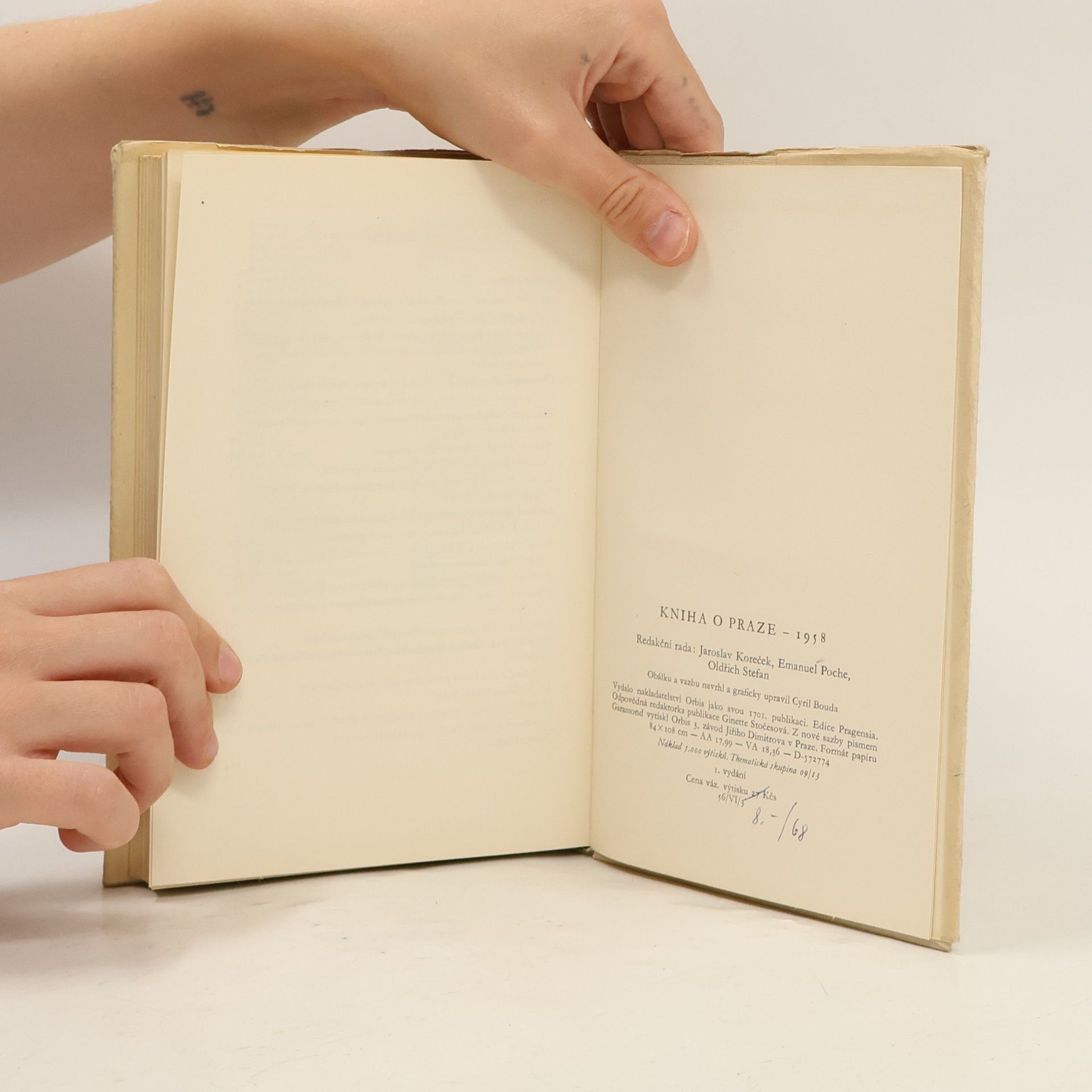 Kolektiv autorů Kniha o Praze 1958