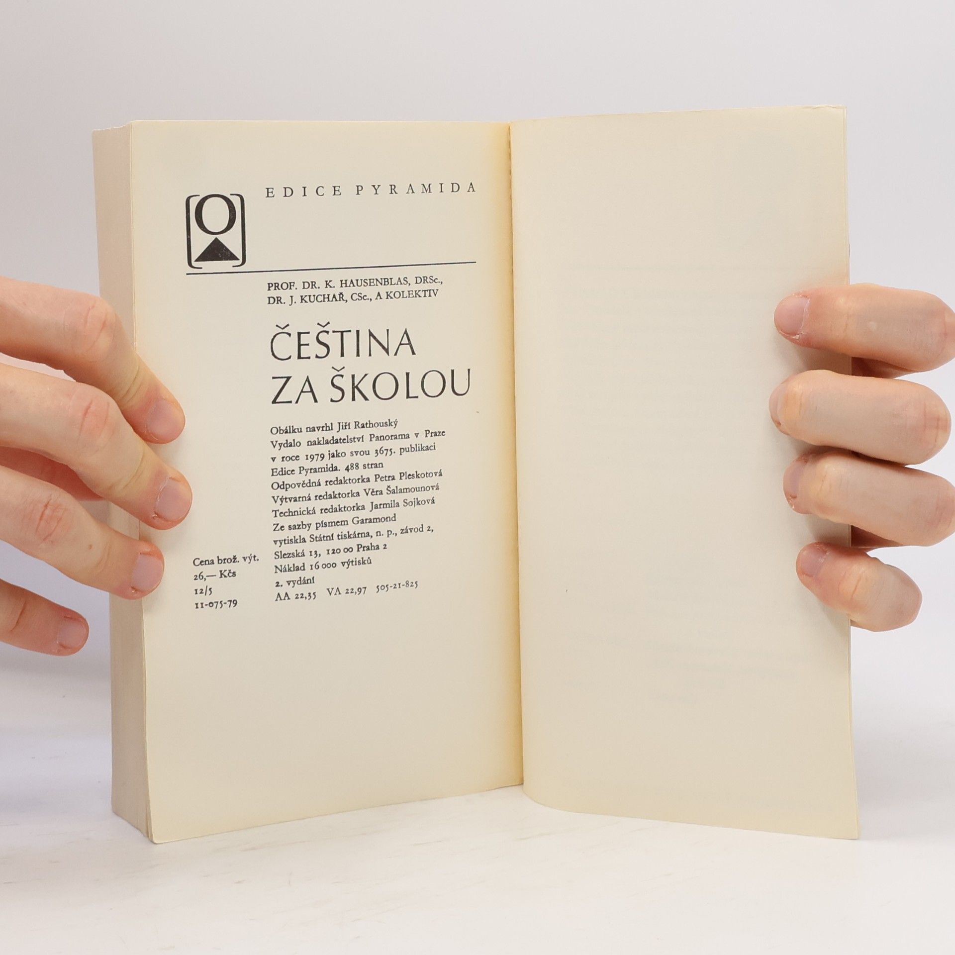 Karel Hausenblas Čeština za školou